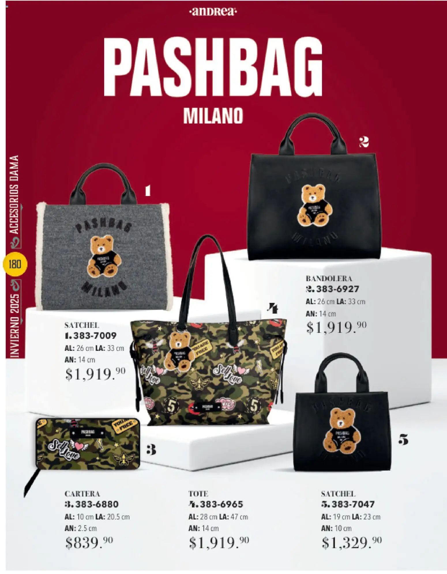 Nuevas ofertas de Andrea válidas en toda la República Mexicana desde el 26.11.2025. ¡Encuentra las mejores ofertas en Andrea catálogo Invierno! | Página: 180