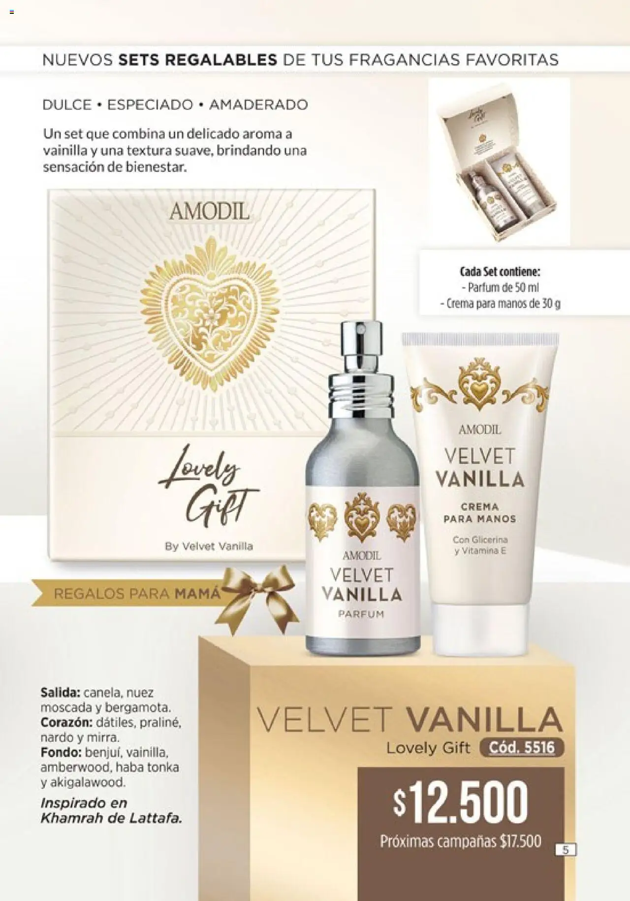 Catálogo Amodil Campaña 14 │ válido desde el 19.08.2025 | Página: 5 | Productos: Nuez, Crema