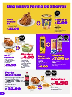 Vista previa de folleto Plaza Vea catálogo de la Plaza Vea válido desde 20.04.2026 | Página: 8 | Productos: Papas fritas, Helado, Ensalada, Papas