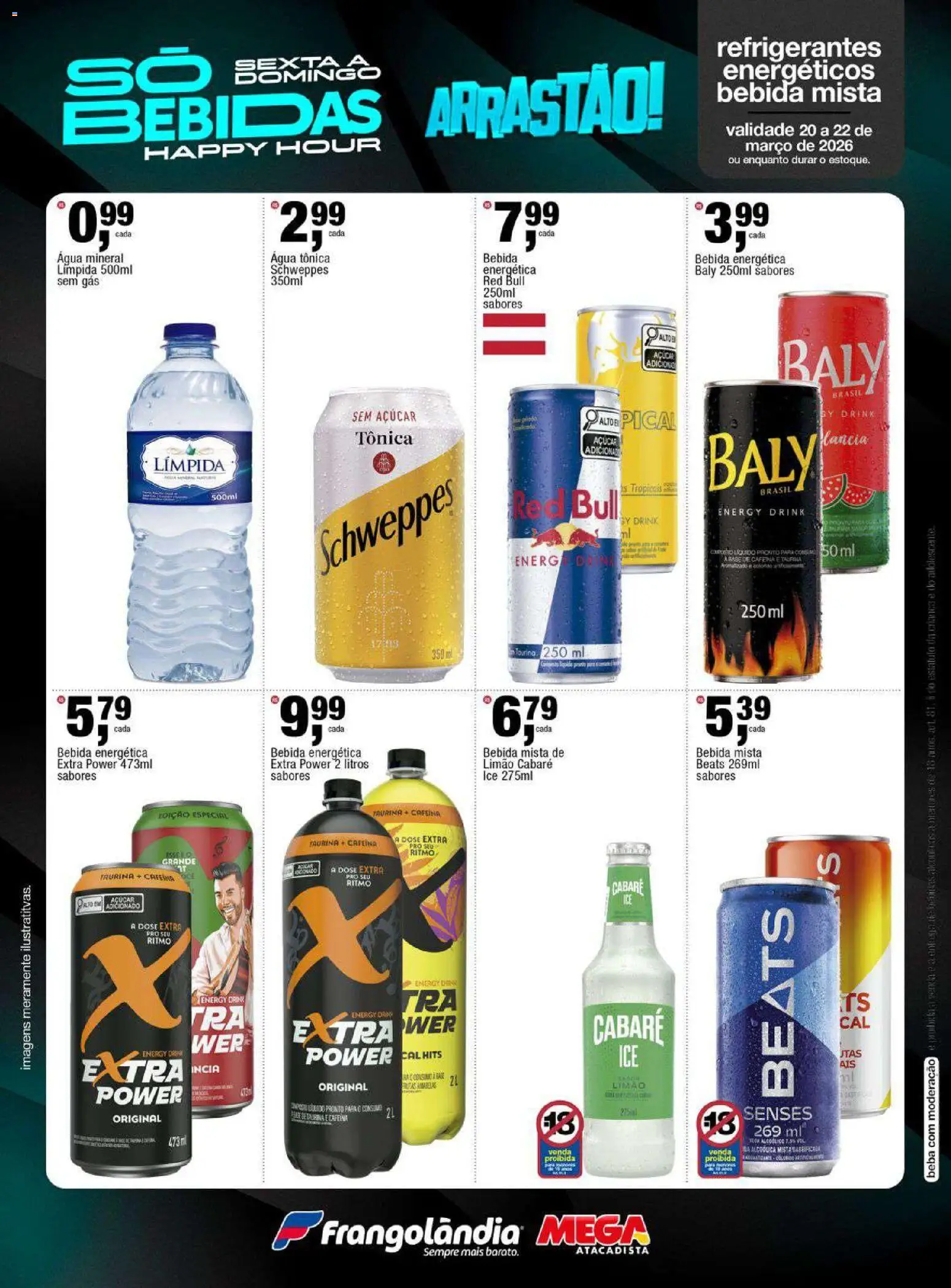 Frangolândia Folheto - válido de 20.03.2026 | Página: 2 | Produtos: Água tônica, Bebida, Água mineral, Açúcar