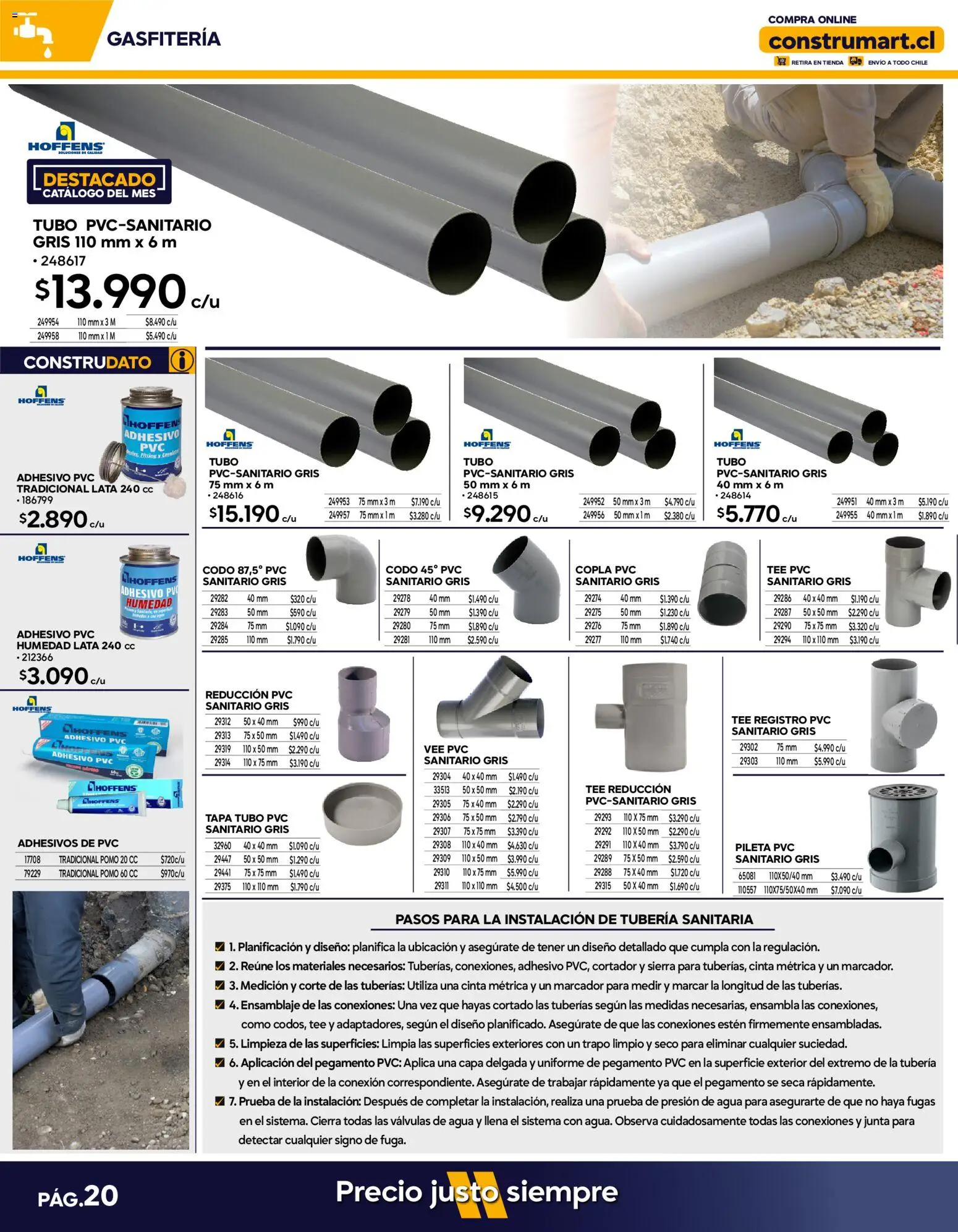 Construmart Ofertas │ válido desde el 01.04.2026 | Página: 20 | Productos: Pileta, Agua, Sierra, Cinta métrica