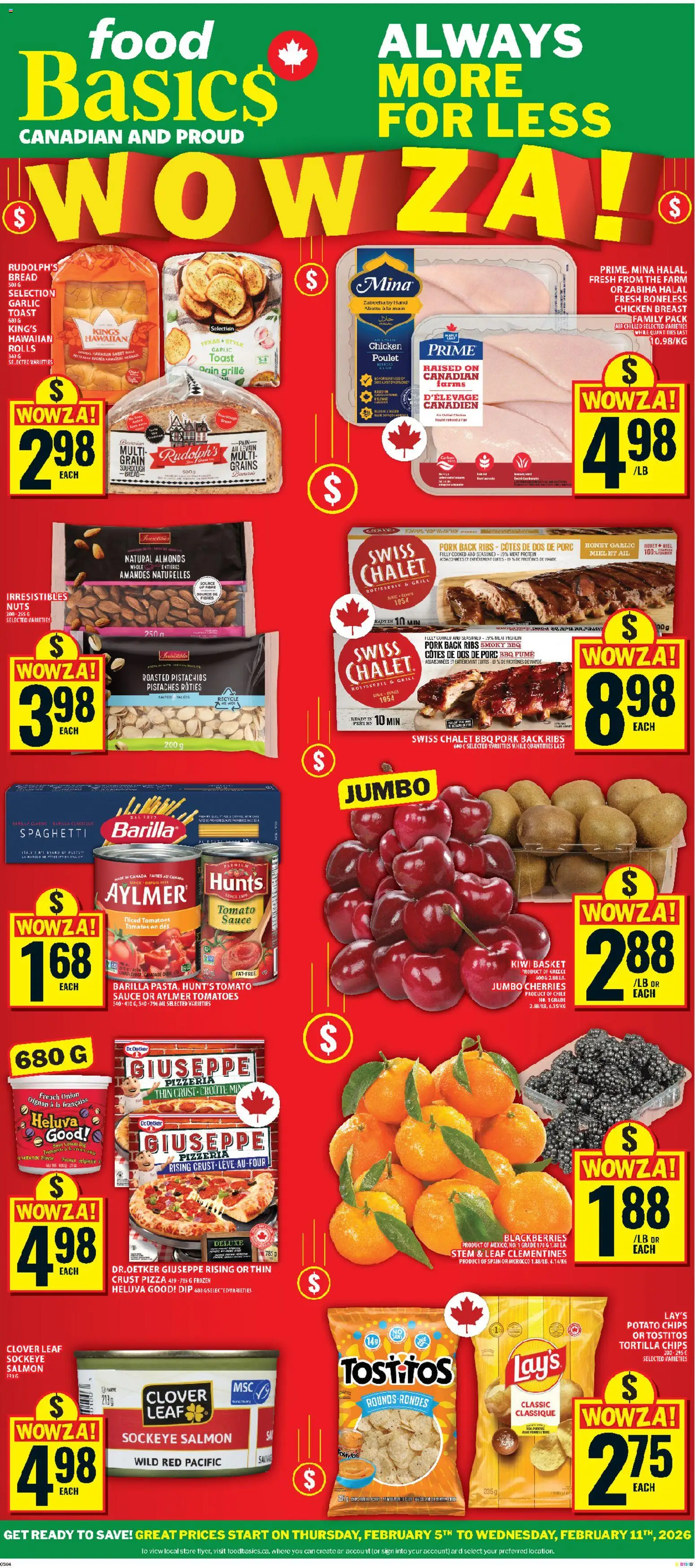 Food Basics flyer valid from 05.02.2026 | Page: 1