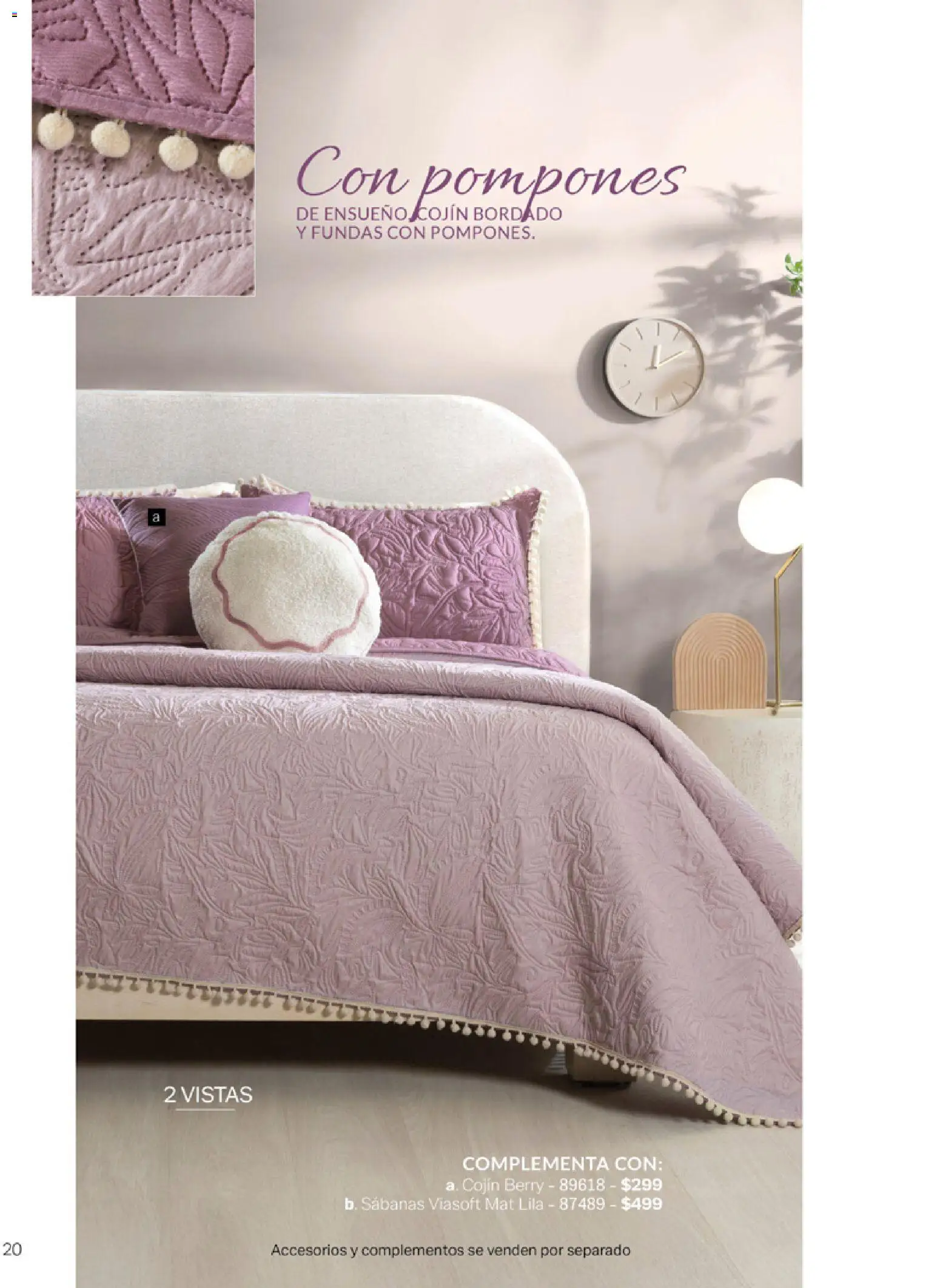 Nuevas ofertas de Vianney válidas en toda la República Mexicana desde el 06.03.2026. ¡Encuentra las mejores ofertas en Vianney catálogo Tu hogar, nuestra pasión! | Página: 22 | Productos: Sabanas