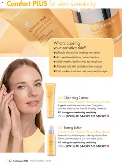 Preview of Nutrimetics Catalogue 2025 - valid from 01.01.2025 | Page: 42 | Products: Lotion, Strip, Sensitive skin, Treatment