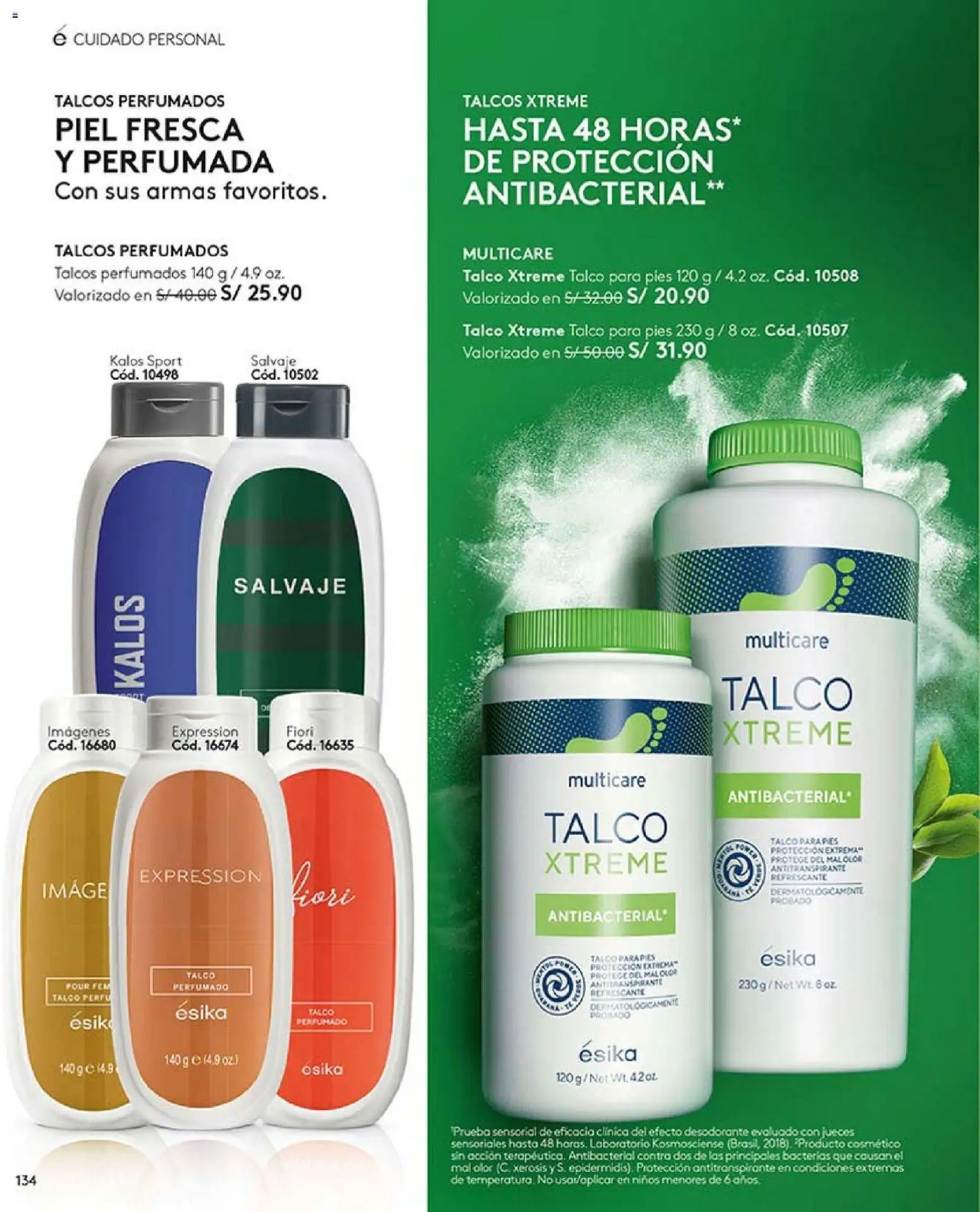 Catálogo Ésika válido desde 17.01.2026 | Página: 134 | Productos: Desodorante, Antitranspirante