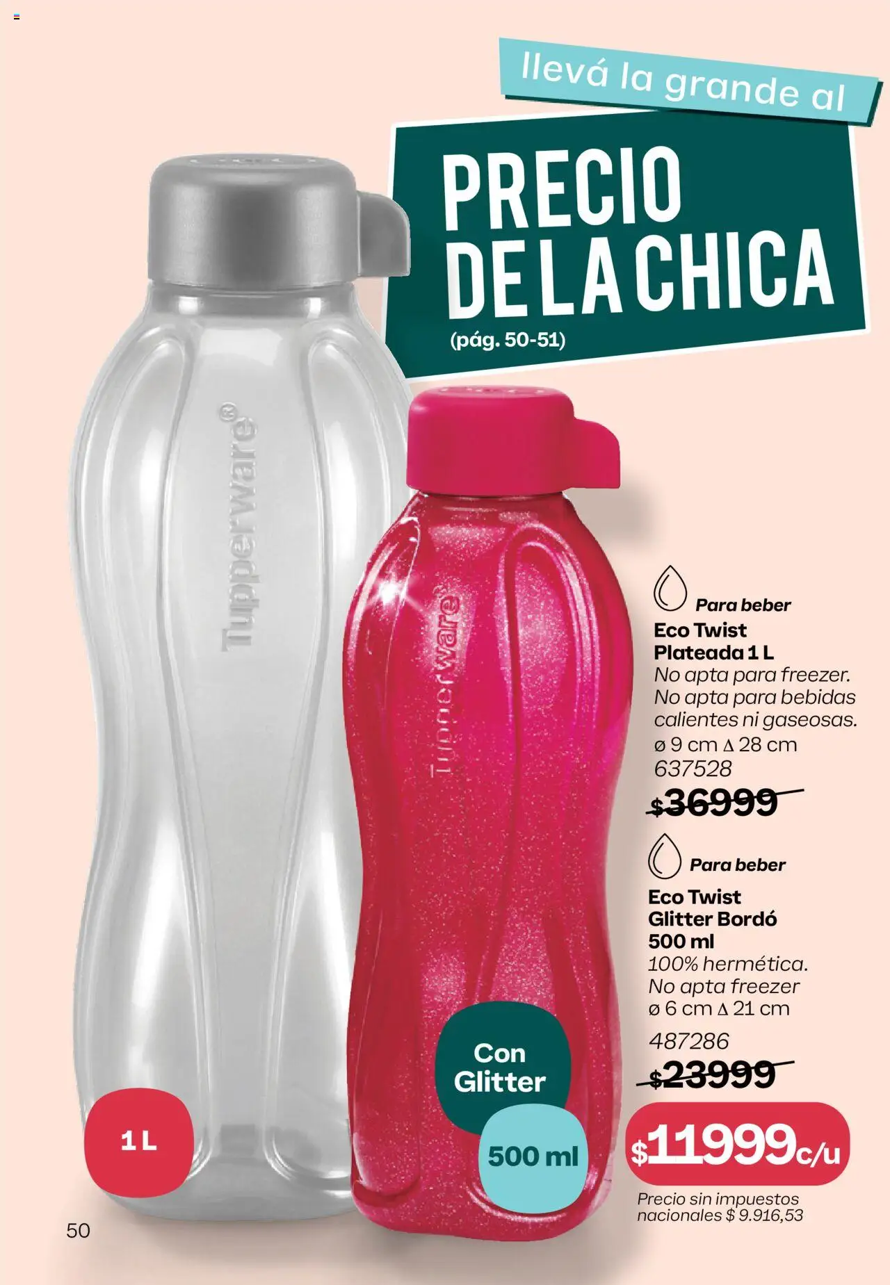 Tupperware Folleto │ válido desde el 25.08.2025 | Página: 51 | Productos: Glitter, Freezer