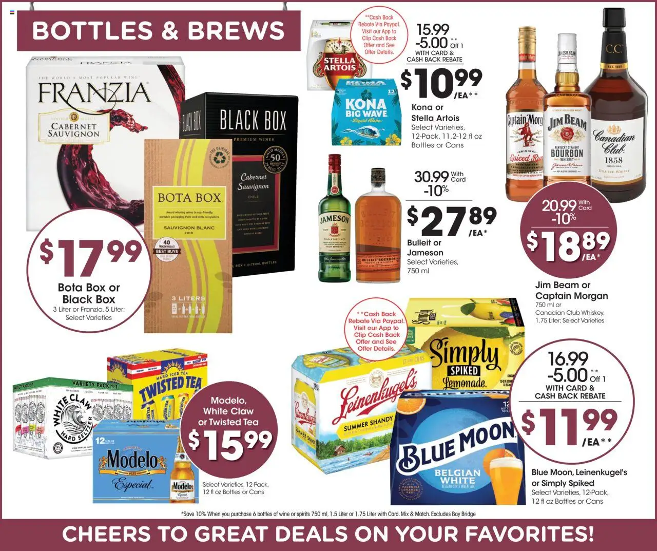 Baker's Weekly Ad - valid from 10.09.2025 | Page: 11 | Products: Clip, Wine, Bourbon, Whiskey