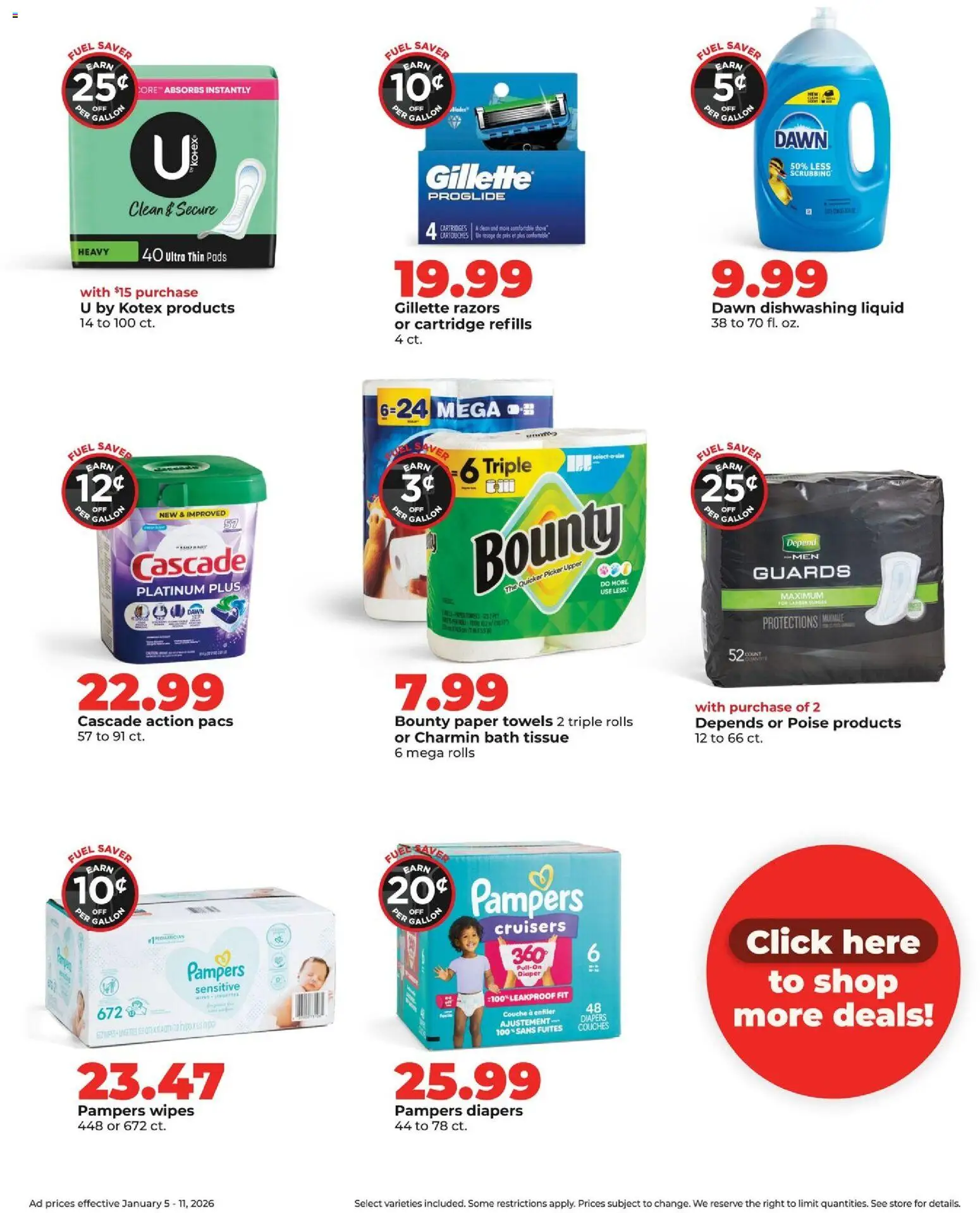 HyVee Weekly Ad - valid from 05.01.2026 | Page: 8 | Products: Picker, Bath, Pads
