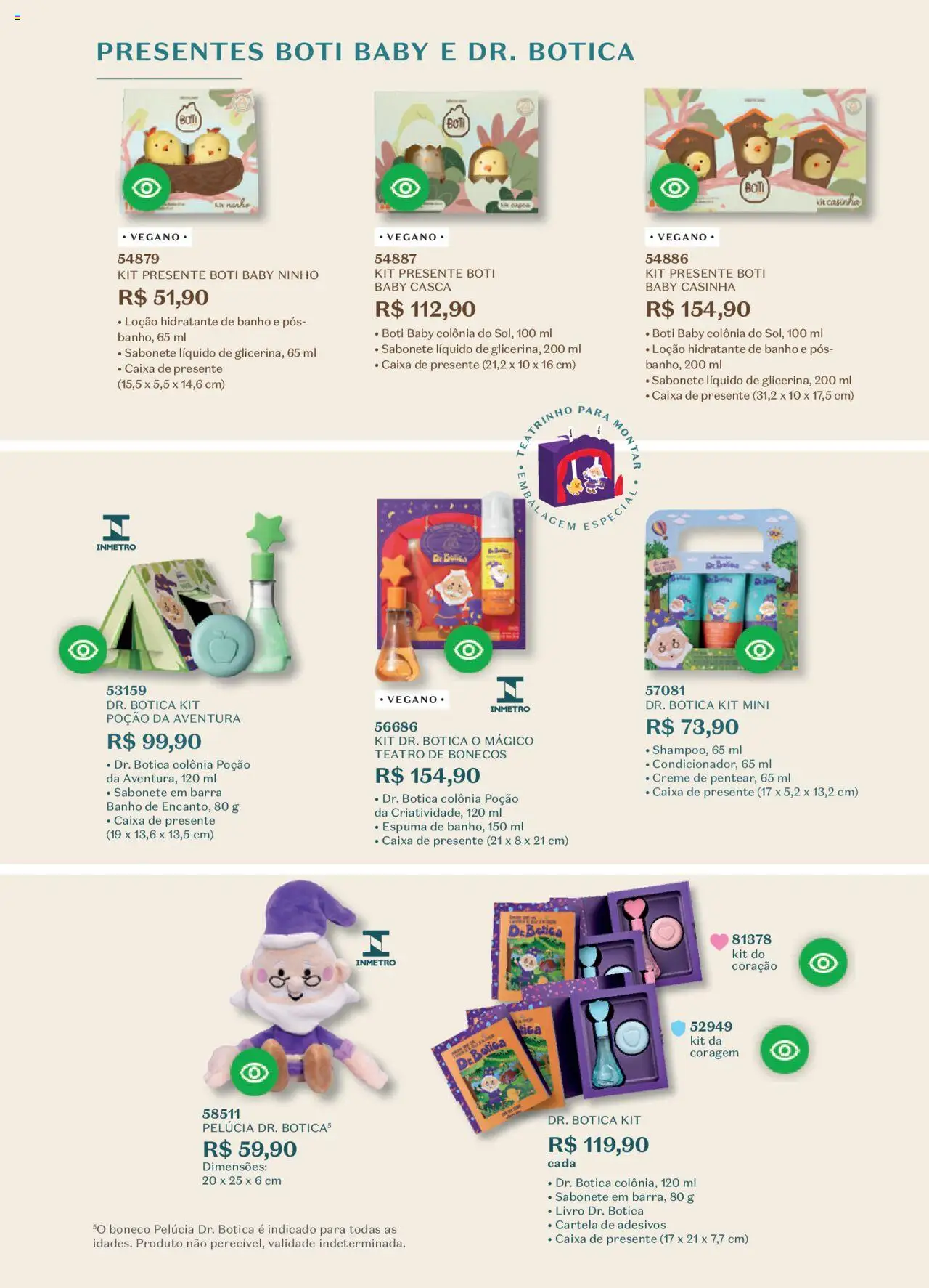 O Boticário Folheto - válido de 11.08.2025 | Página: 144 | Produtos: Livro, Caixa, Pelúcia, Sabonete líquido