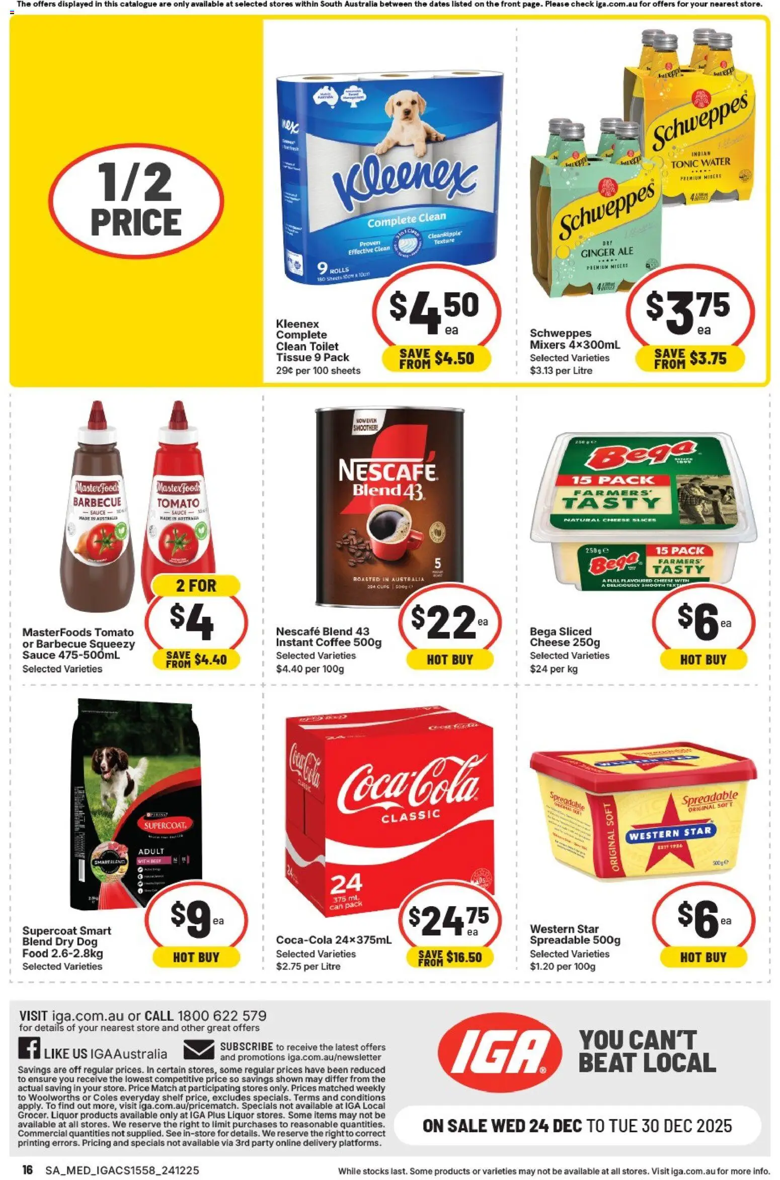 IGA catalogue - valid from 24.12.2025 | Page: 16 | Products: Shelf, Ginger, Sauce, Nescafe
