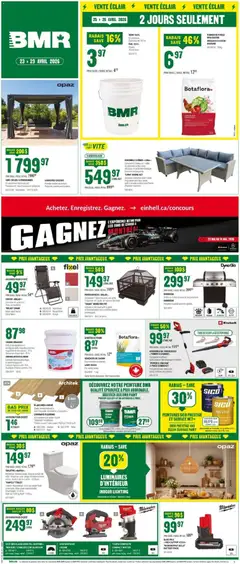 Preview of BMR weekly flyer / circulaire from shop BMR valid from 23.04.2026