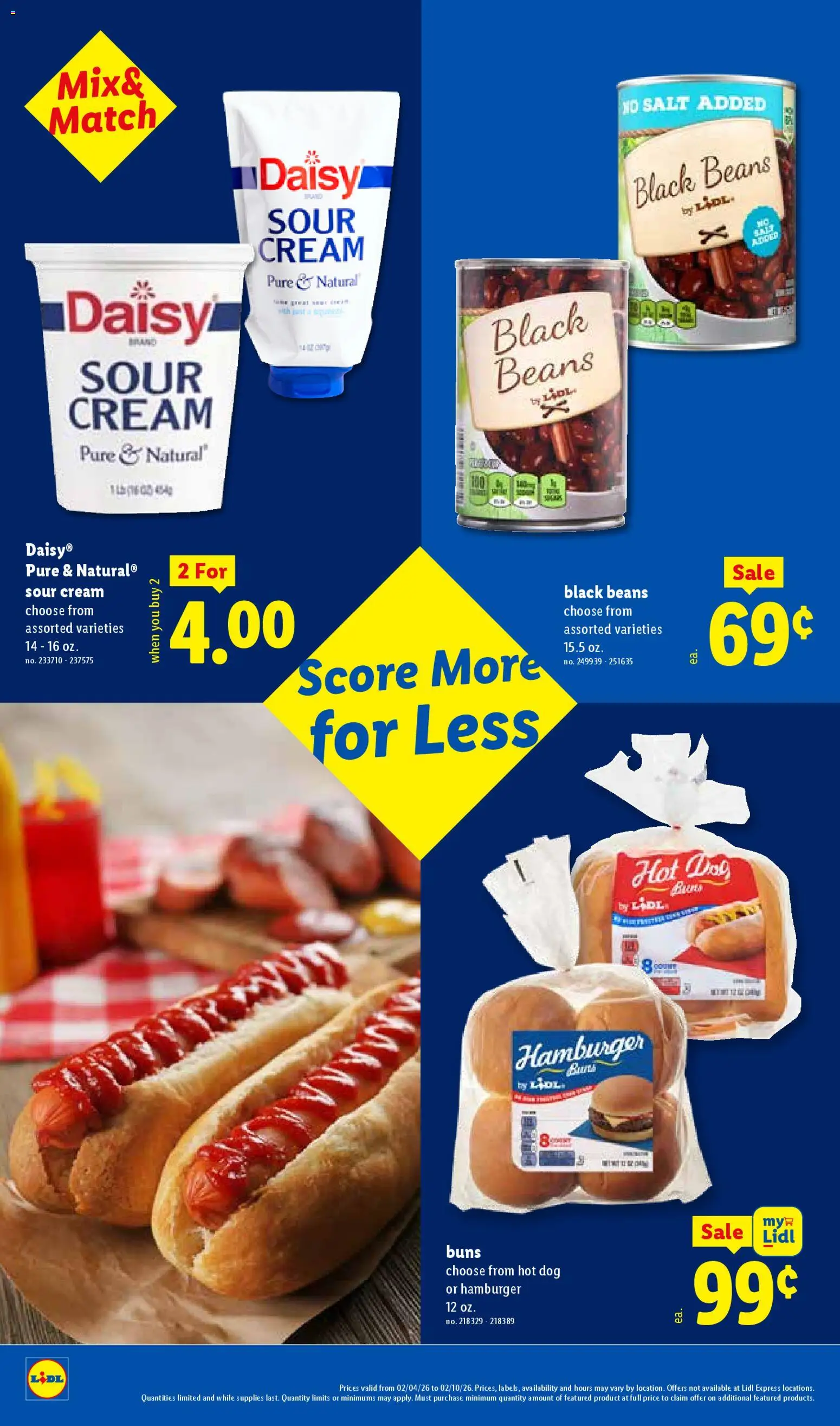 Lidl Weekly Ad - valid from 04.02.2026 | Page: 14 | Products: Sour cream, Cream, Salt