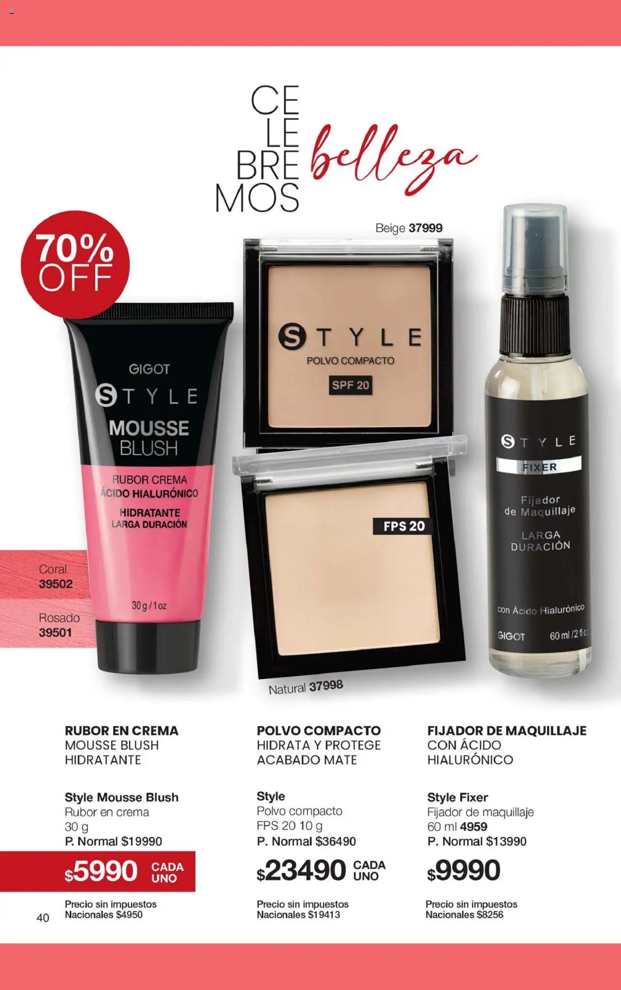 Gigot catálogo │ válido desde el 01.11.2025 | Página: 46 | Productos: Mate, Maquillaje, Polvo, Polvo compacto