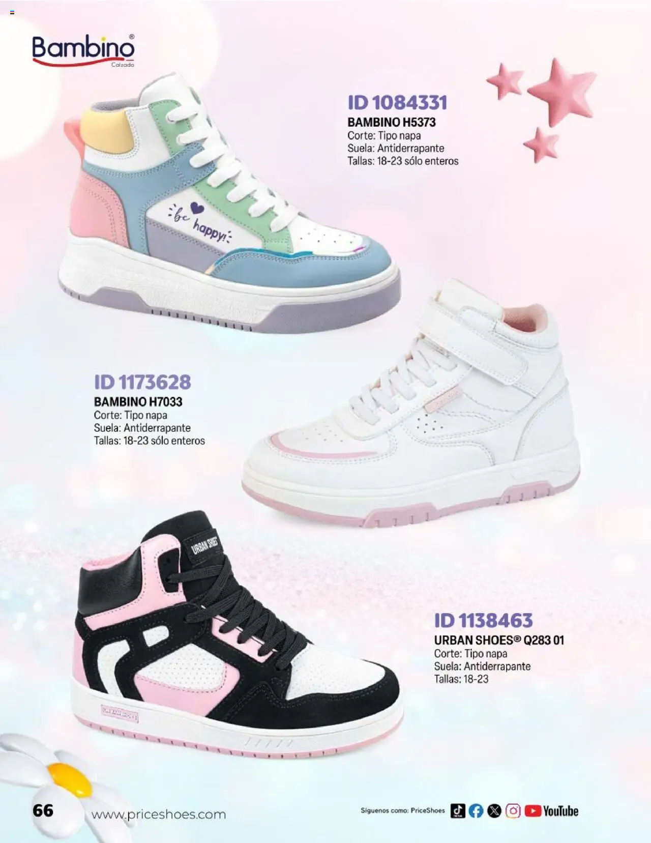 Nuevas ofertas de Price Shoes válidas en toda la República Mexicana desde el 23.04.2025. ¡Encuentra las mejores ofertas en Price Shoes catálogo Kids! | Página: 66