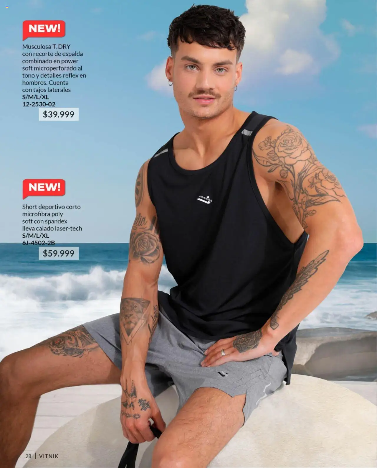 Vitnik - Catálogo Hombre │ válido desde el 07.10.2025 | Página: 28 | Productos: Short, Musculosa