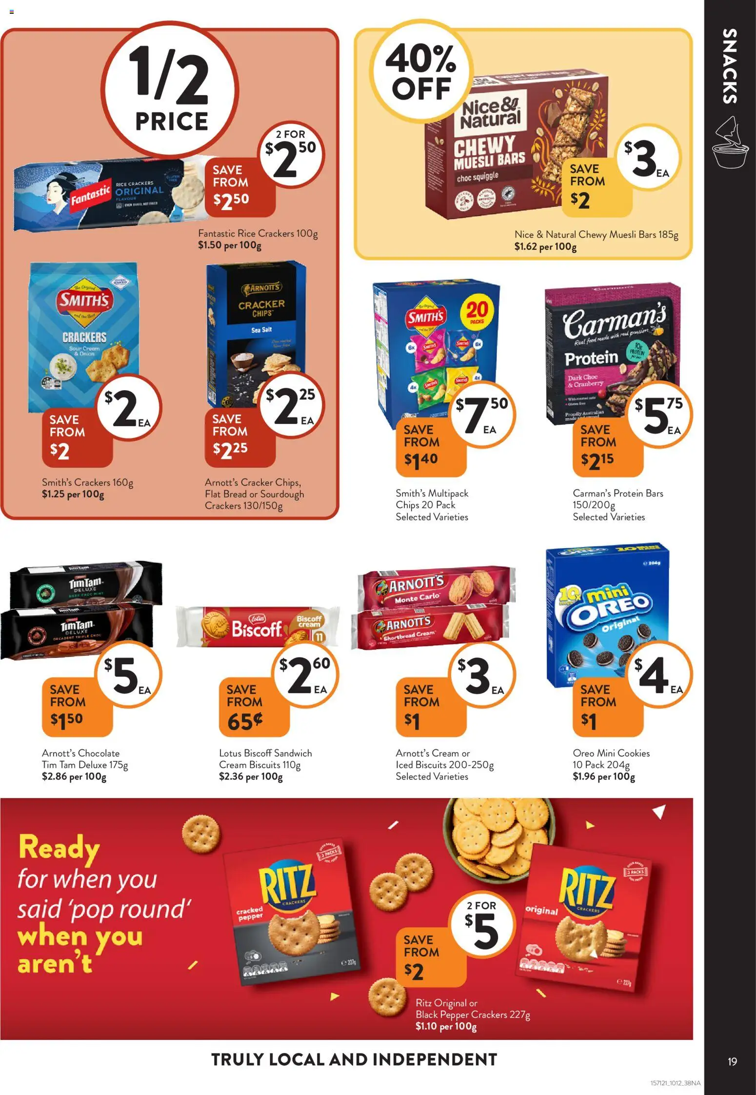 Foodworks catalogue - valid from 10.12.2025 | Page: 19 | Products: Crackers, Rice, Biscuits, Pepper