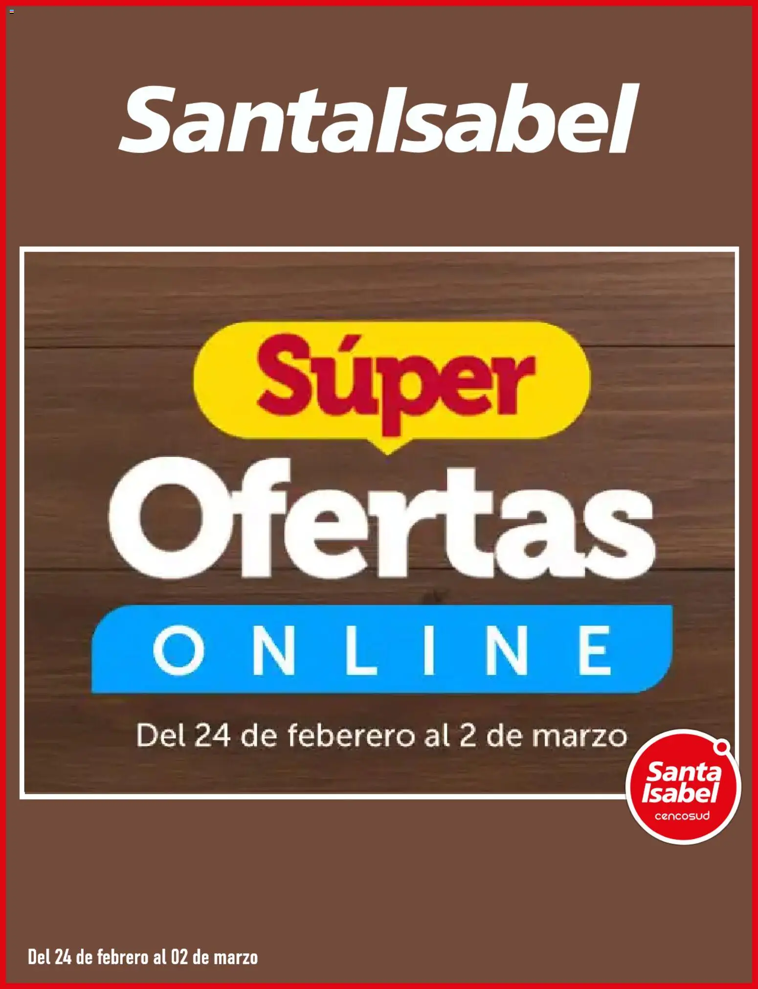 Santa Isabel ofertas  │ válido desde el 24.02.2026 | Página: 1