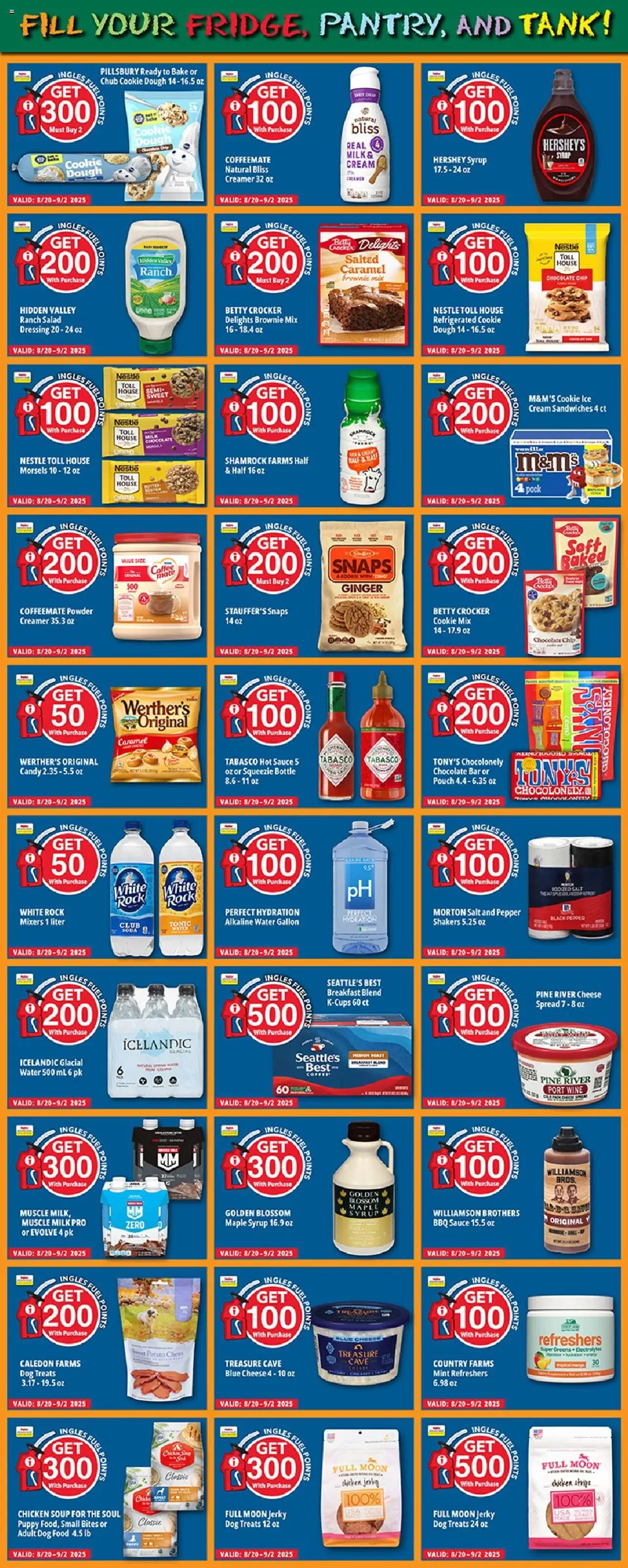Ingles Weekly Ad - valid from 20.08.2025 | Page: 11 | Products: Dog Food, Cheese, Wine, Sauce