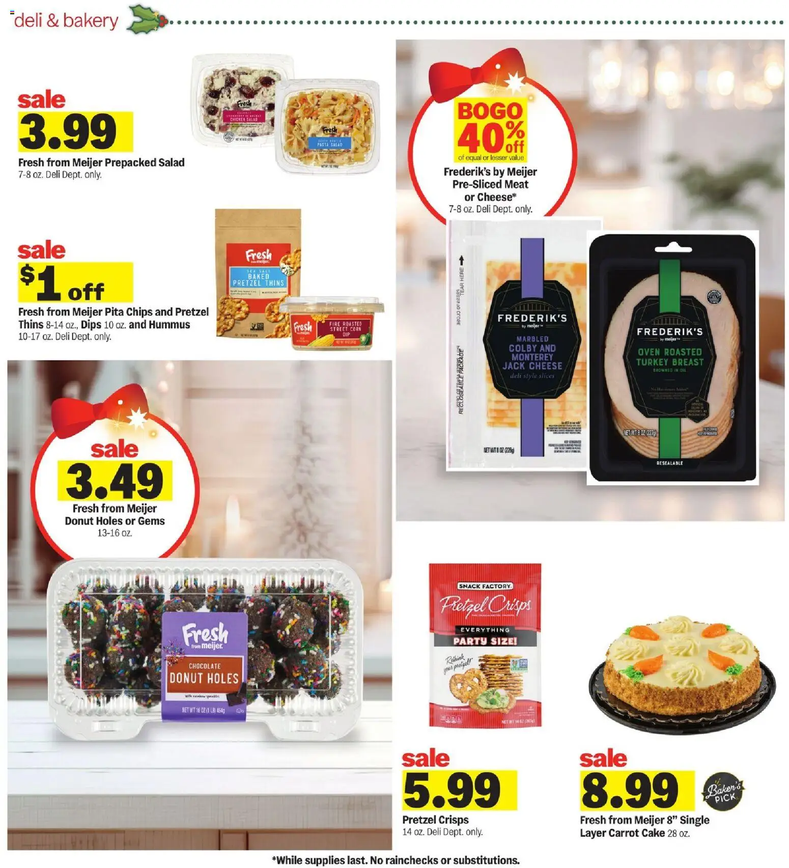 Meijer Weekly Ad - MI - valid from 10.12.2025 | Page: 7 | Products: Cheese, Oil, Pasta, Salad