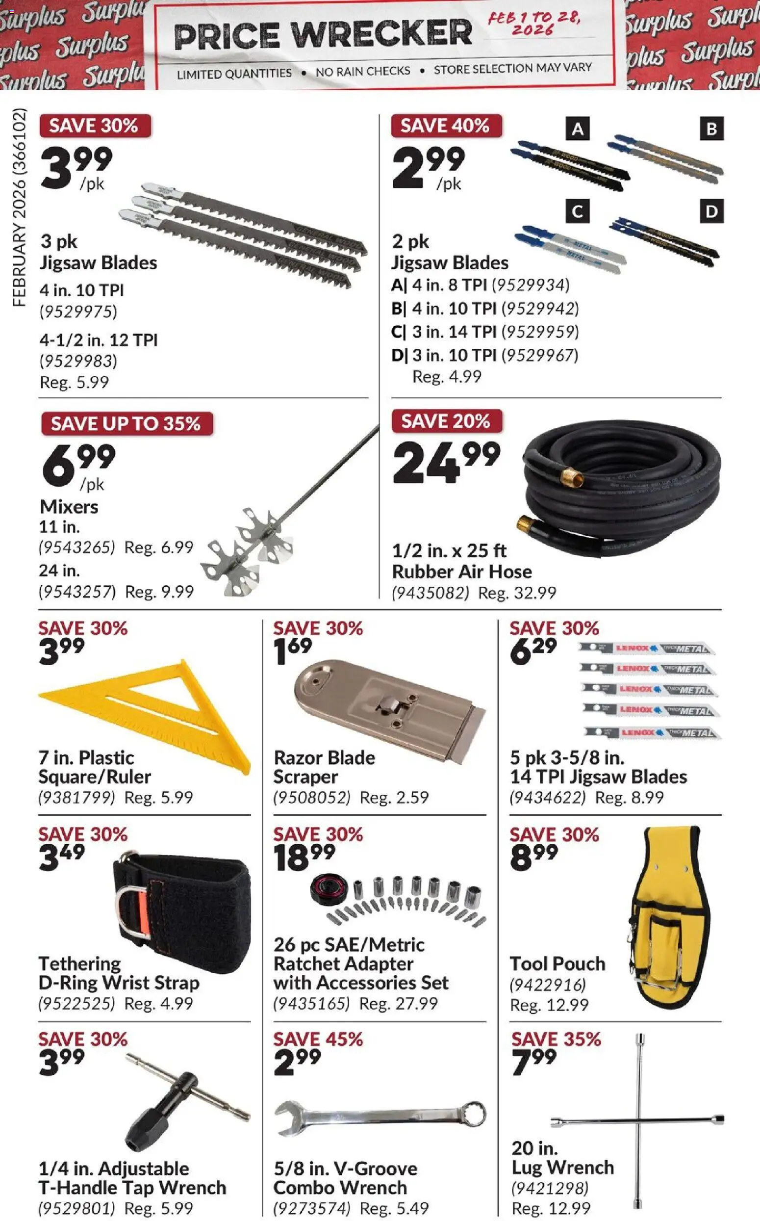 Princess Auto flyer valid from 01.02.2026 | Page: 9 | Products: PC, Adapter