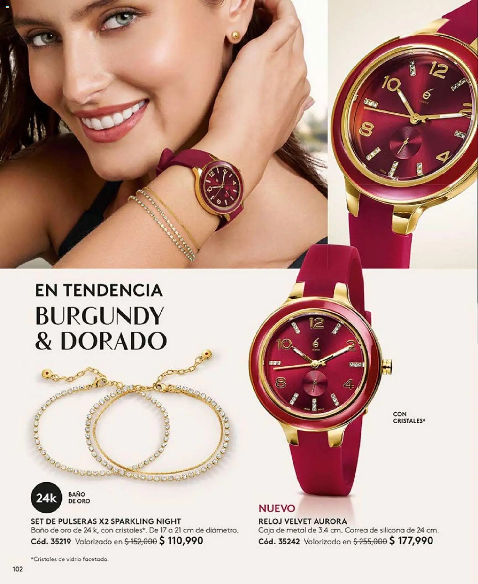 Ésika revista - valida desde el 01.01.2026 | Página: 102 | Productos: Reloj, Caja, Baño