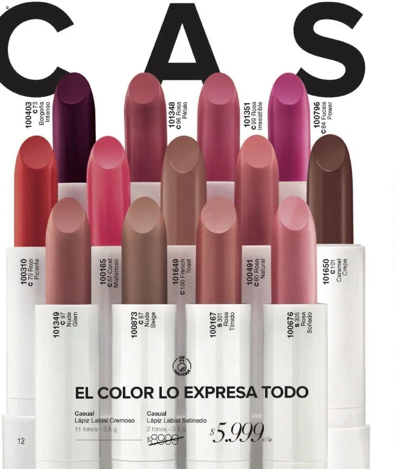 Violetta catálogo │ válido desde el 07.08.2025 | Página: 12 | Productos: Lápiz labial