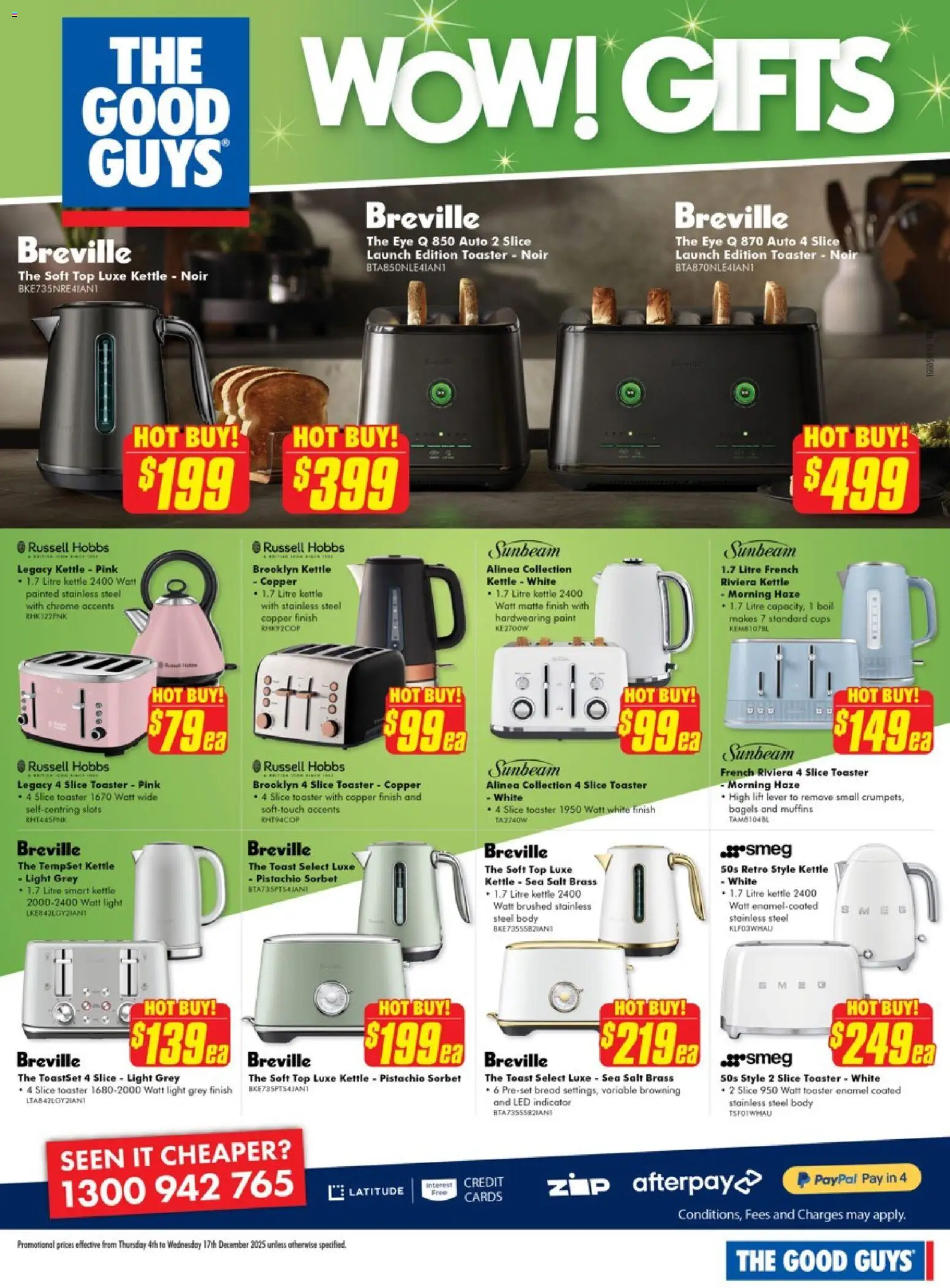 The Good Guys catalogue - valid from 03.12.2025 | Page: 14 | Products: Cups, Light, Muffins, Kettle