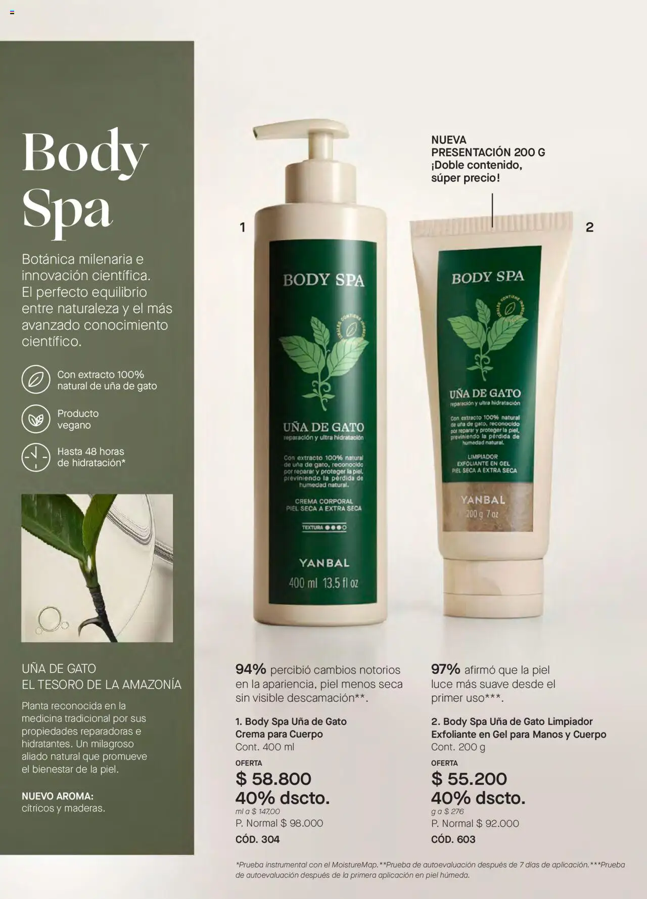 Yanbal revista - valida desde el 11.10.2025 | Página: 96 | Productos: Planta, Crema, Body, Limpiador