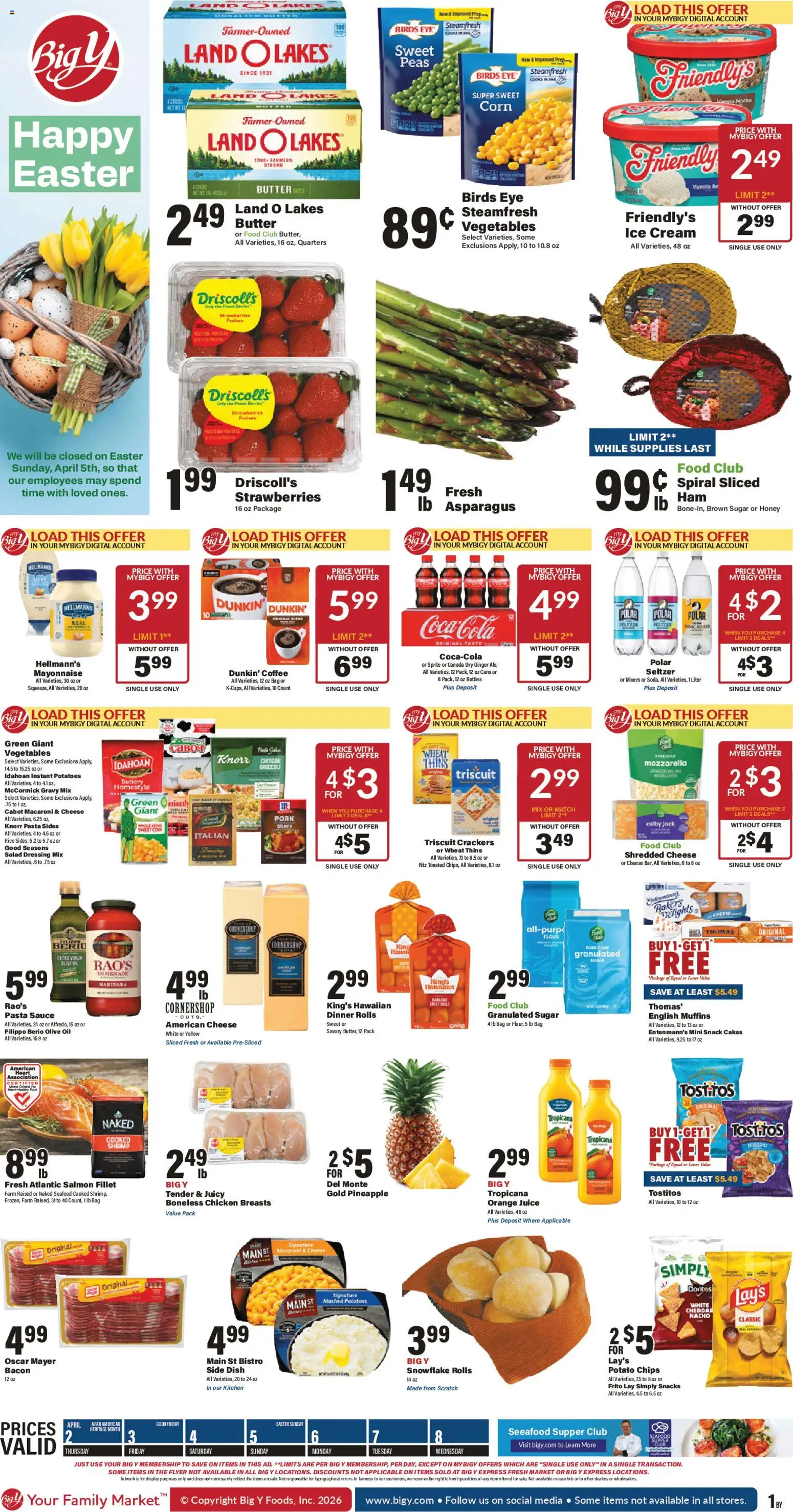 Big Y Weekly Ad - valid from 02.04.2026 | Page: 1