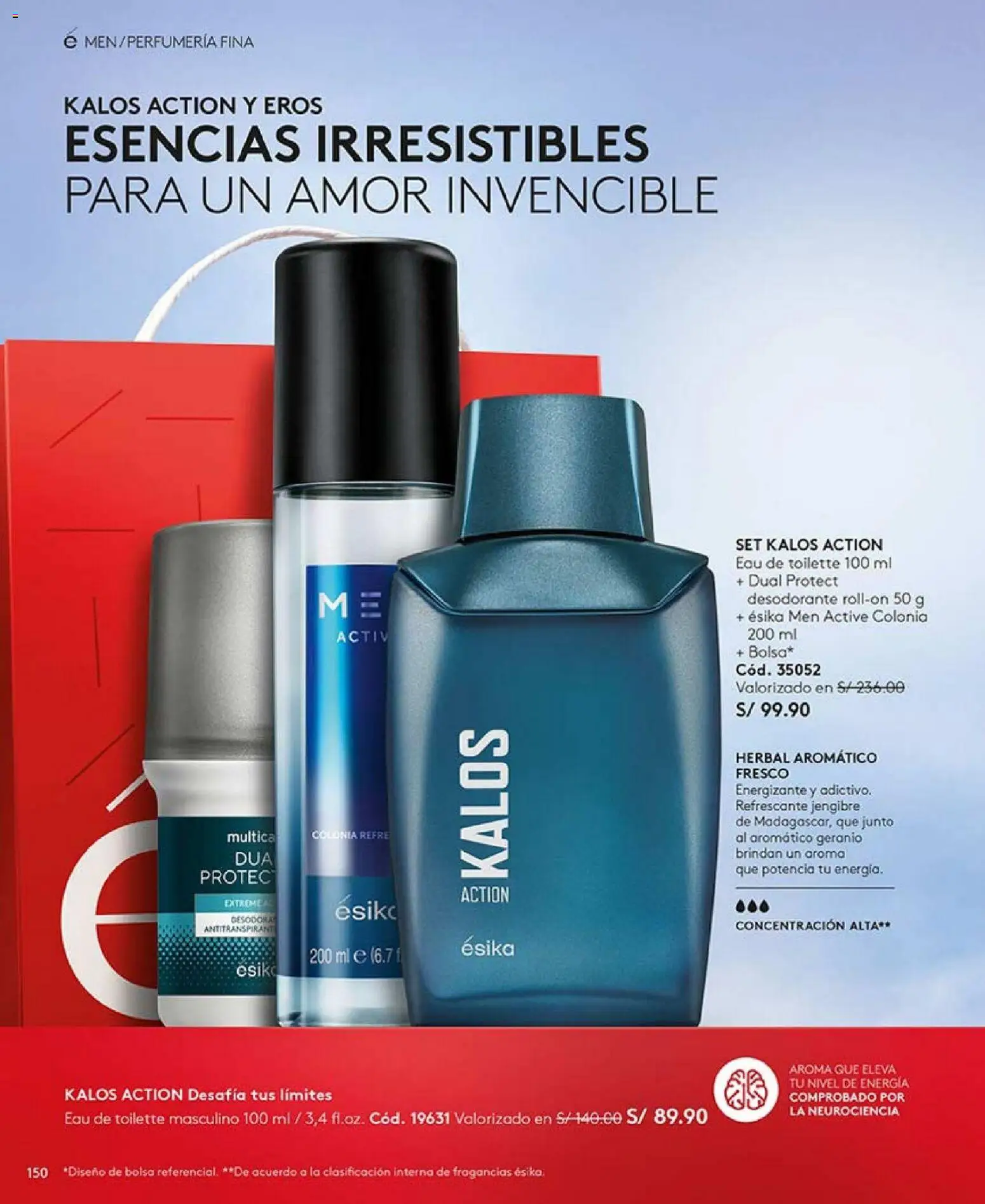 Catálogo Ésika válido desde 17.01.2026 | Página: 150 | Productos: Desodorante, Bolsa, EAU de Toilette
