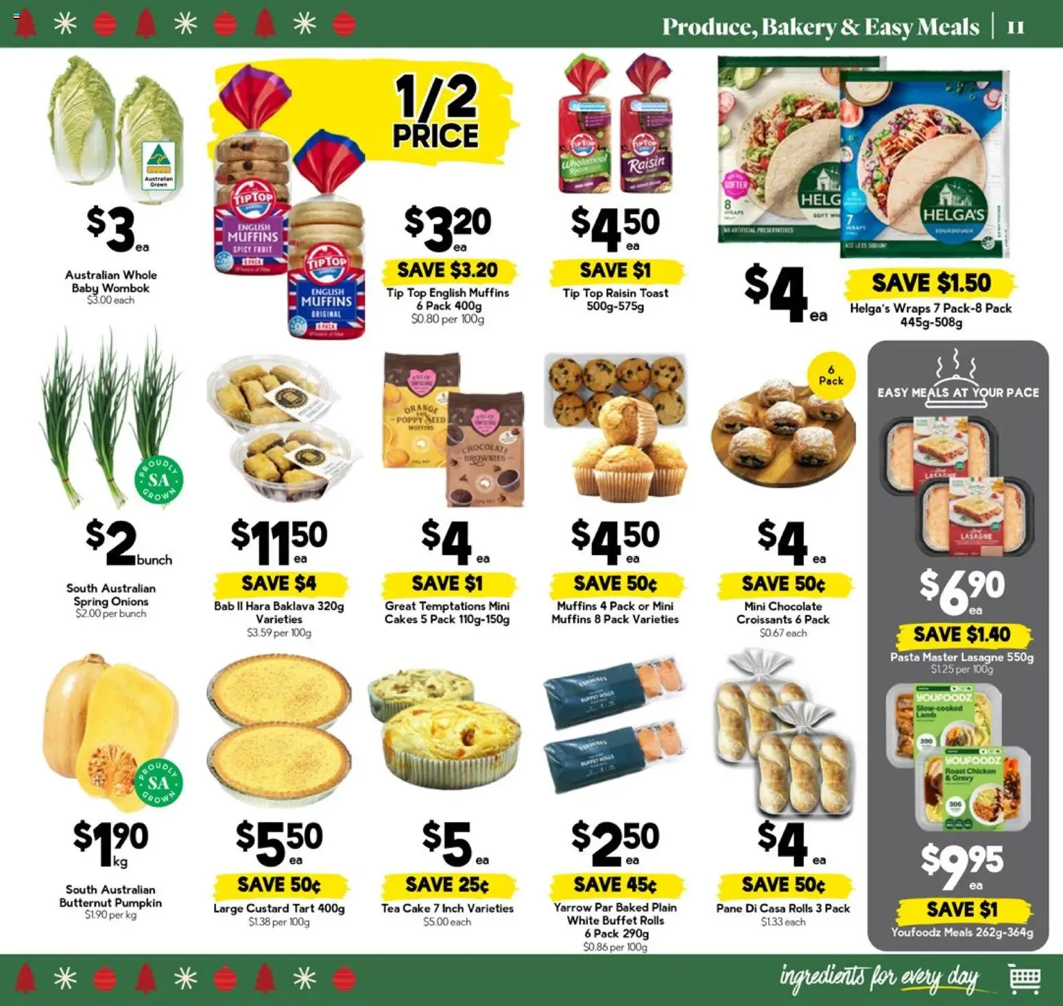 Drakes catalogue - valid from 26.11.2025 | Page: 11 | Products: Chocolate, Tea, Onions, Bakery