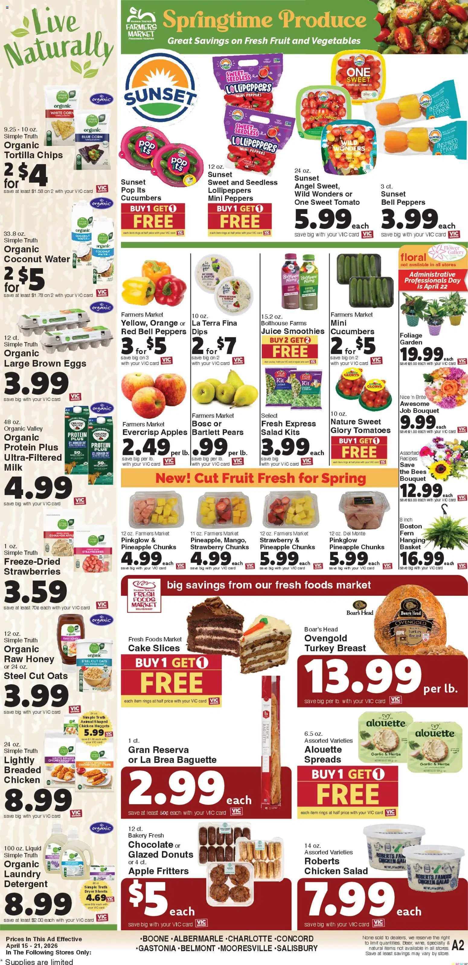 Harris Teeter Weekly Ad - valid from 15.04.2026 | Page: 11 | Products: Apples, Chips, Garlic, Dryer