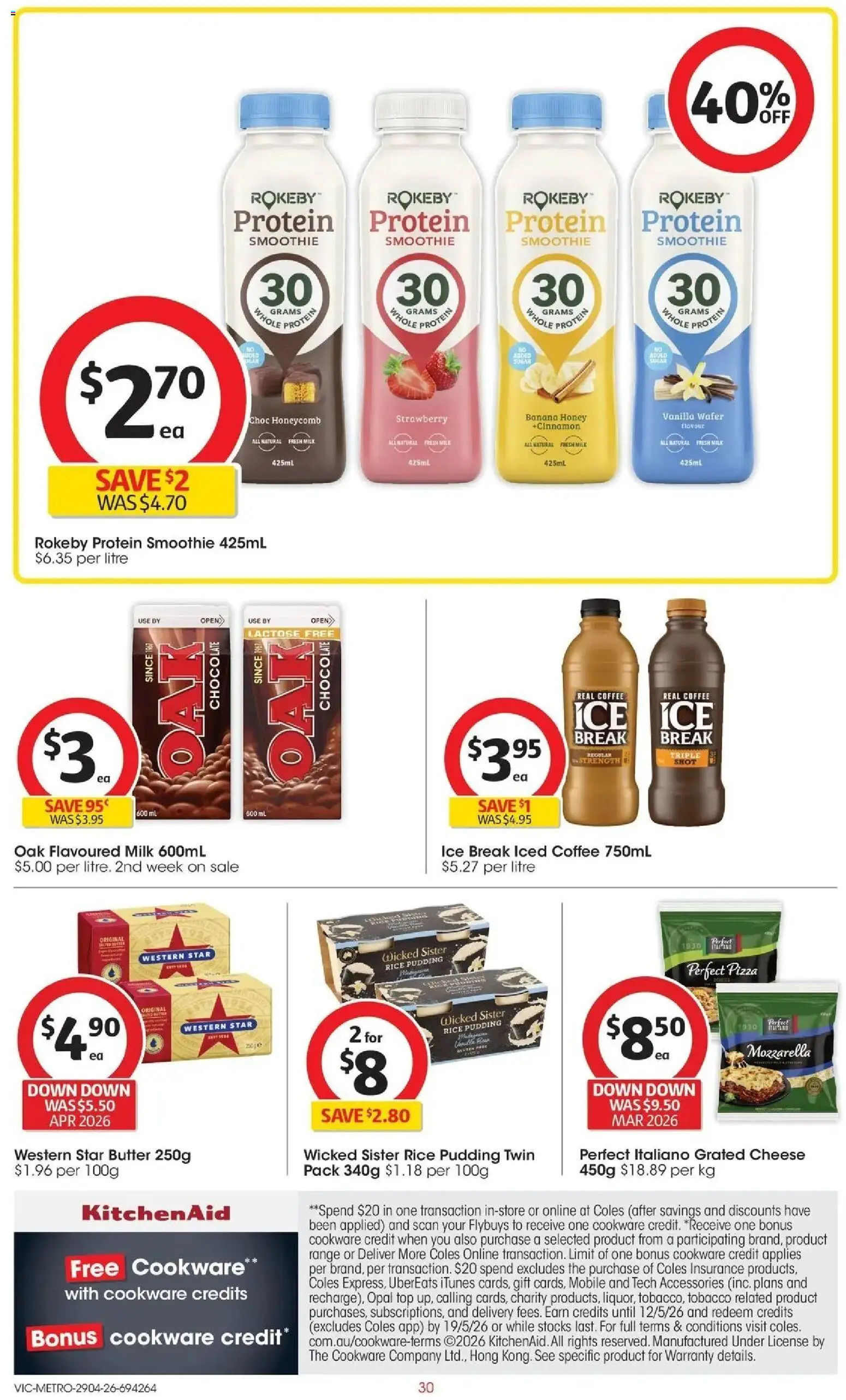 Deals catalogue - valid from 28.04.2026 | Page: 30 | Products: Pizza, Opal, Pudding, Accessories