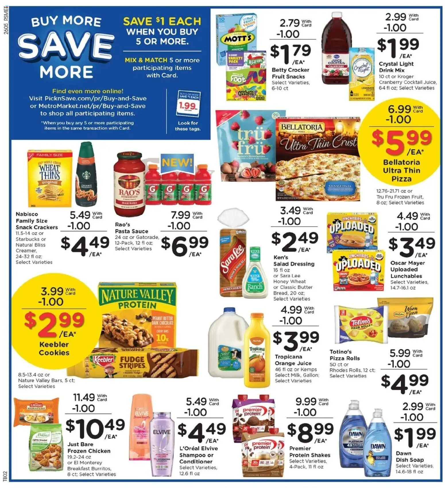 Pick ‘n Save Weekly Ad - valid from 04.03.2026 | Page: 4 | Products: Shampoo, Butter, Pasta, Cookies