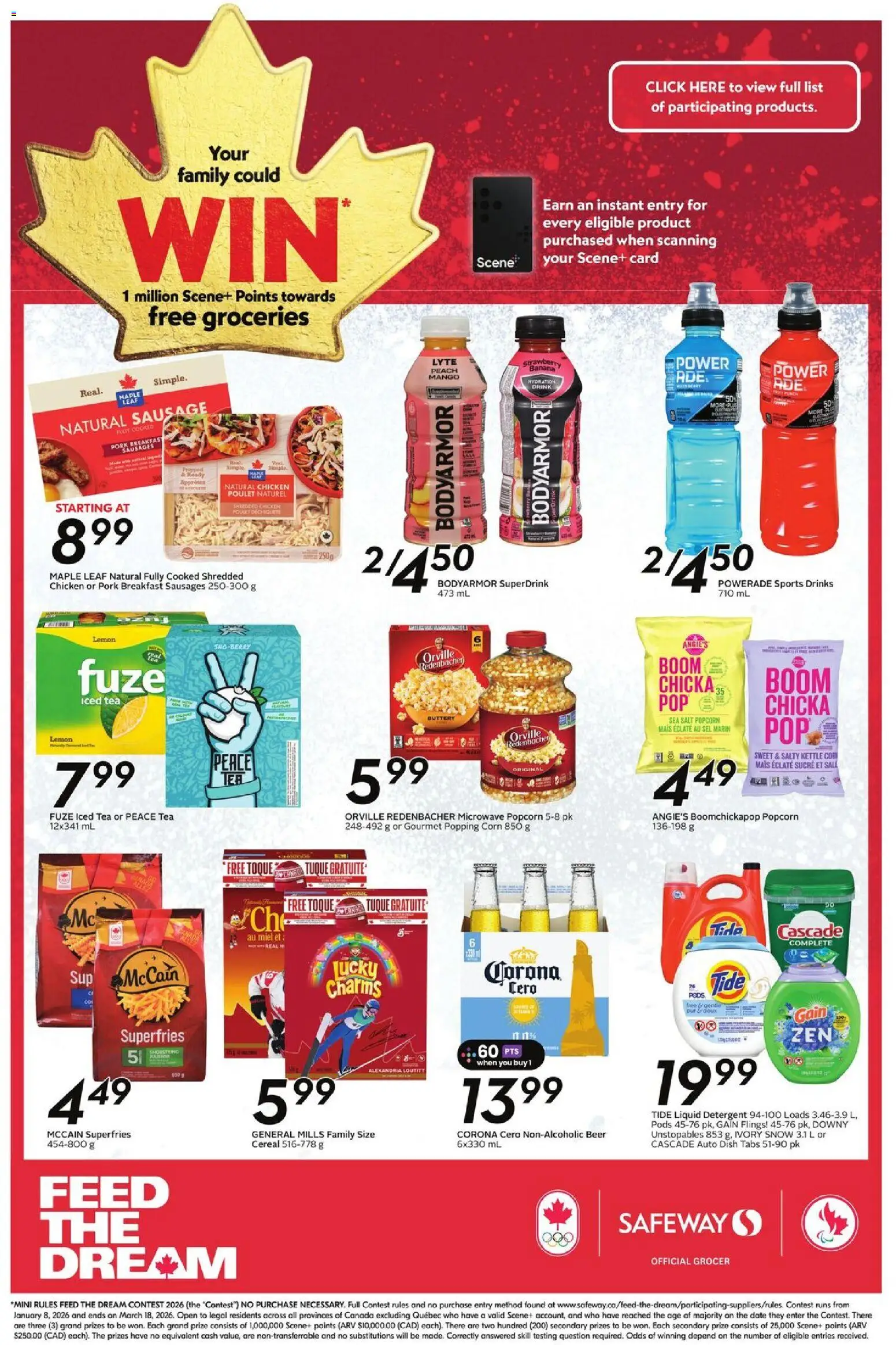 Safeway flyer valid from 29.01.2026 | Page: 22 | Products: Tea, Detergent, Beer, Pork