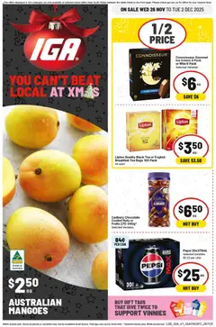Preview of IGA Catalogue NSW - valid from 26.11.2025