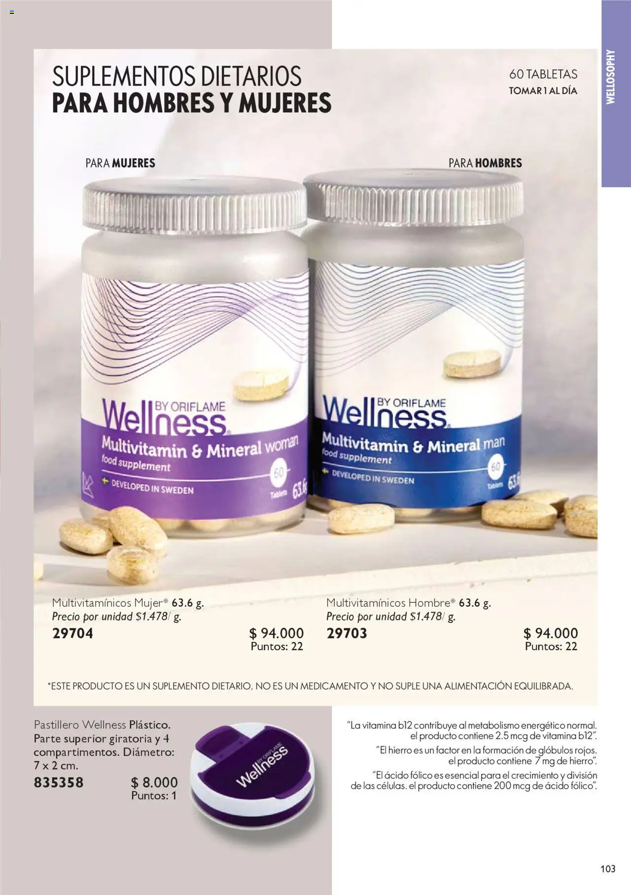 Oriflame revista - valida desde el 04.10.2025 | Página: 103 | Productos: Pastillero