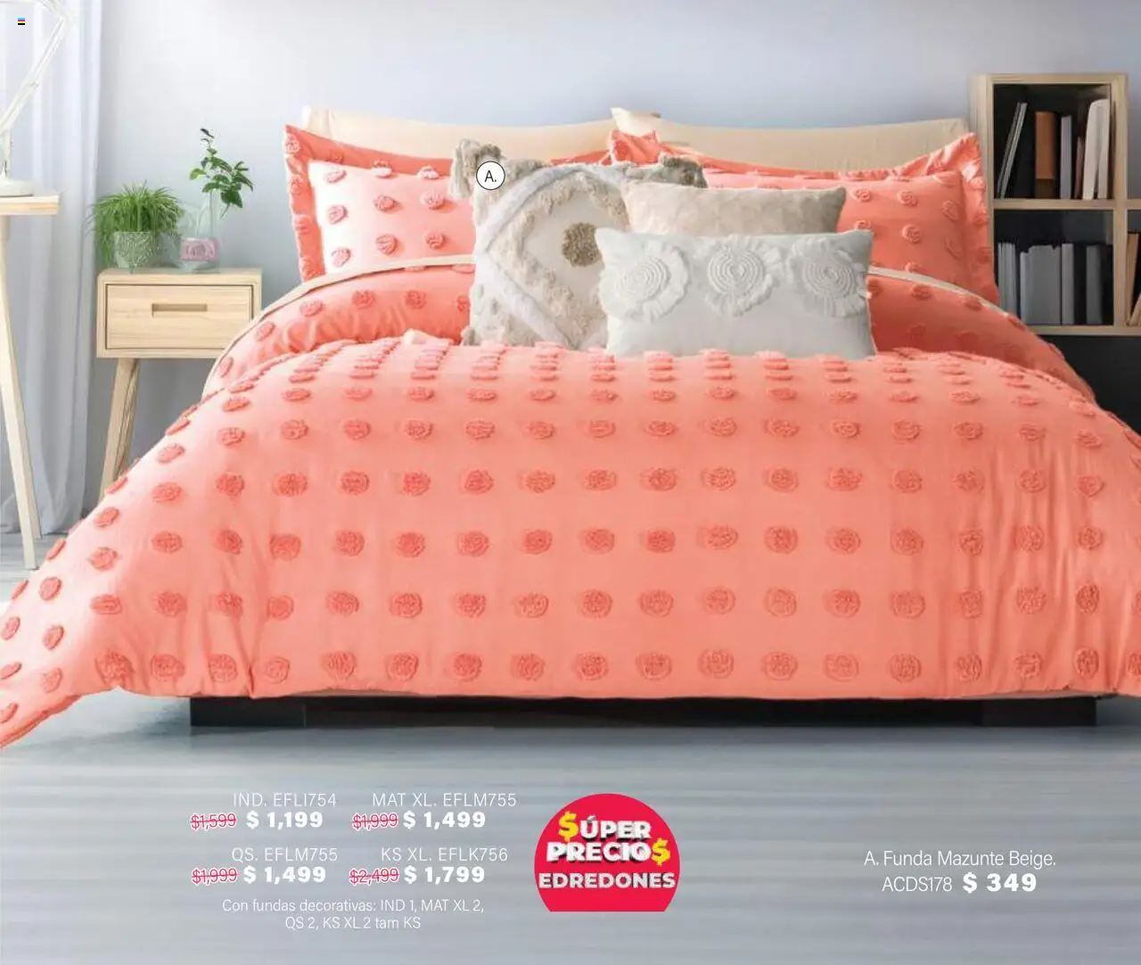 Nuevas ofertas de Colchas Concord válidas en toda la República Mexicana desde el 01.08.2025. ¡Encuentra las mejores ofertas en Colchas Concord - Catálogo! | Página: 248 | Productos: Funda