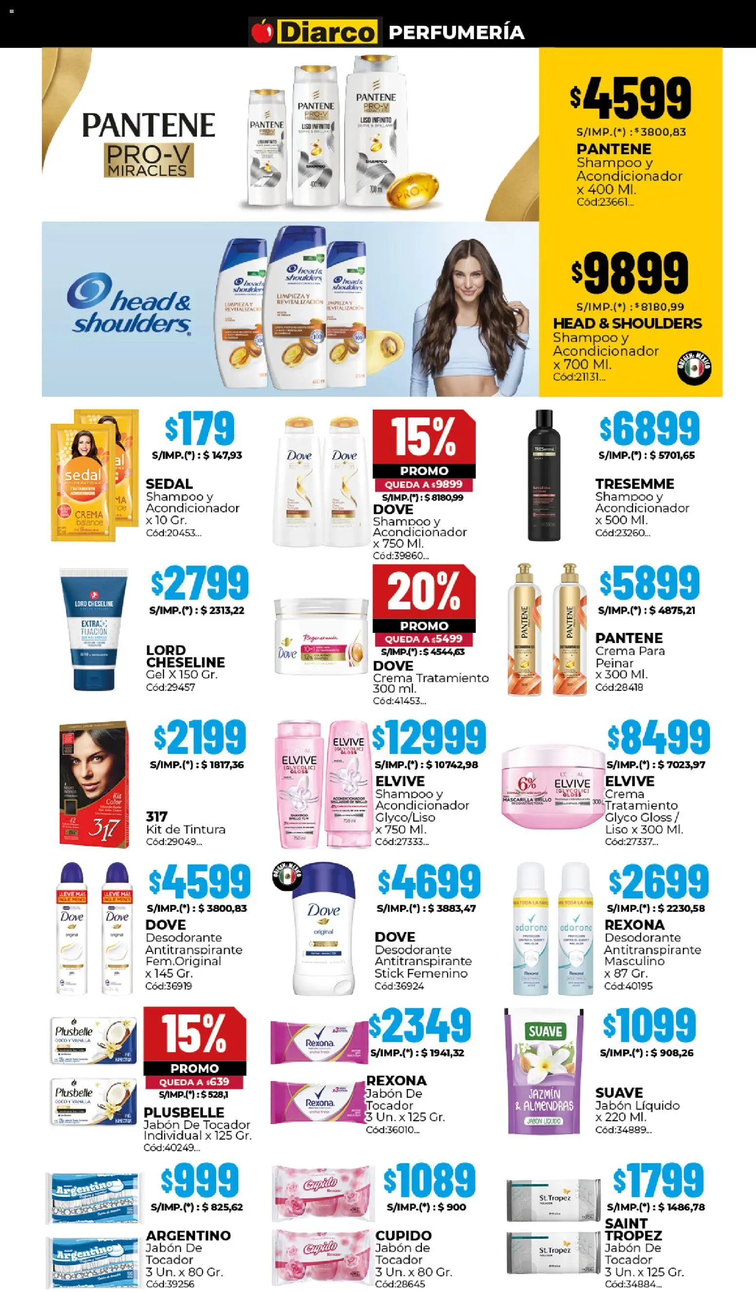 Diarco ofertas │ válido desde el 22.12.2025 | Página: 14 | Productos: Mascarilla, Tintura, Jabón, Desodorante