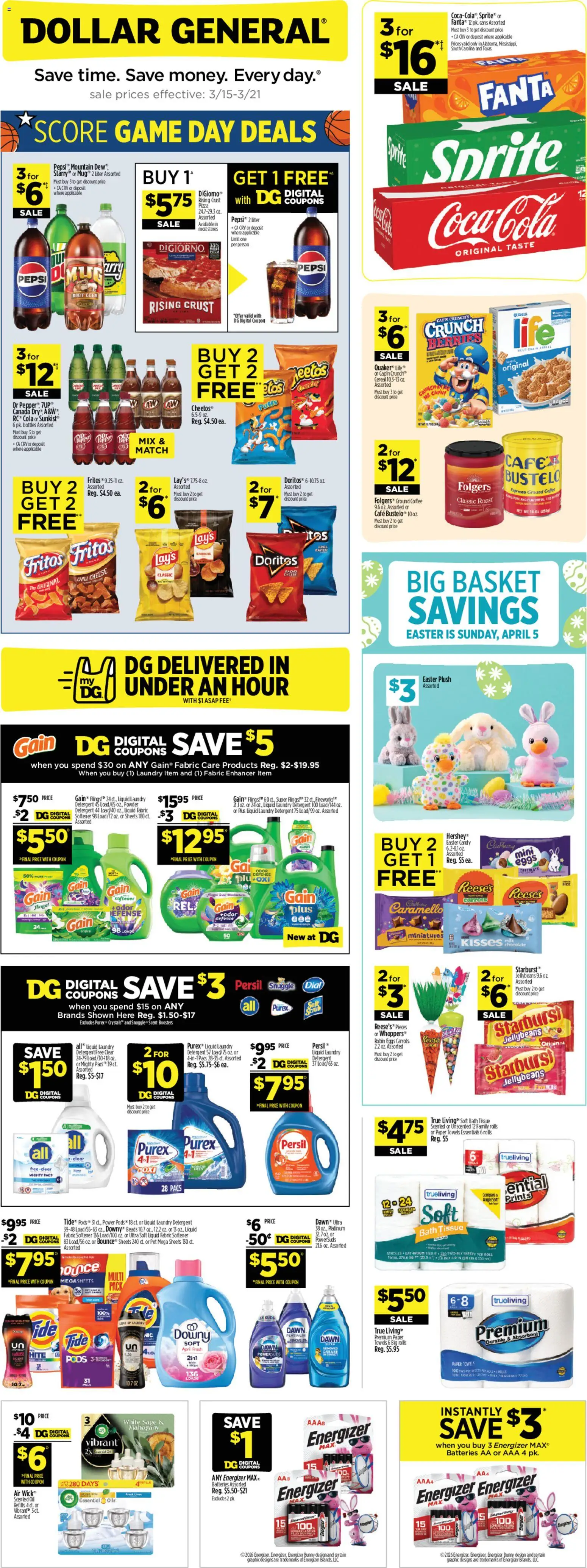 Dollar General Weekly Ad - TX - valid from 15.03.2026 | Page: 1