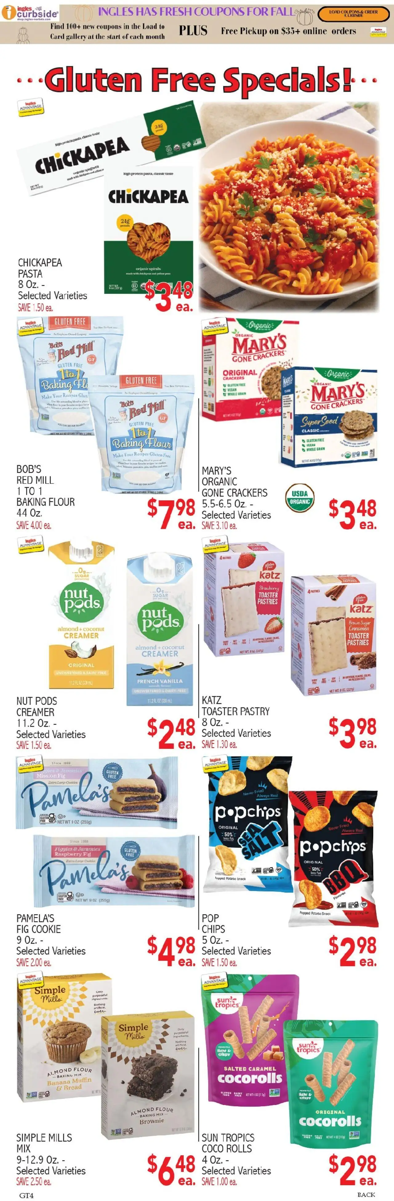 Ingles Weekly Ad - valid from 08.10.2025 | Page: 7 | Products: Chickpeas, Chips, Salt, Raspberry