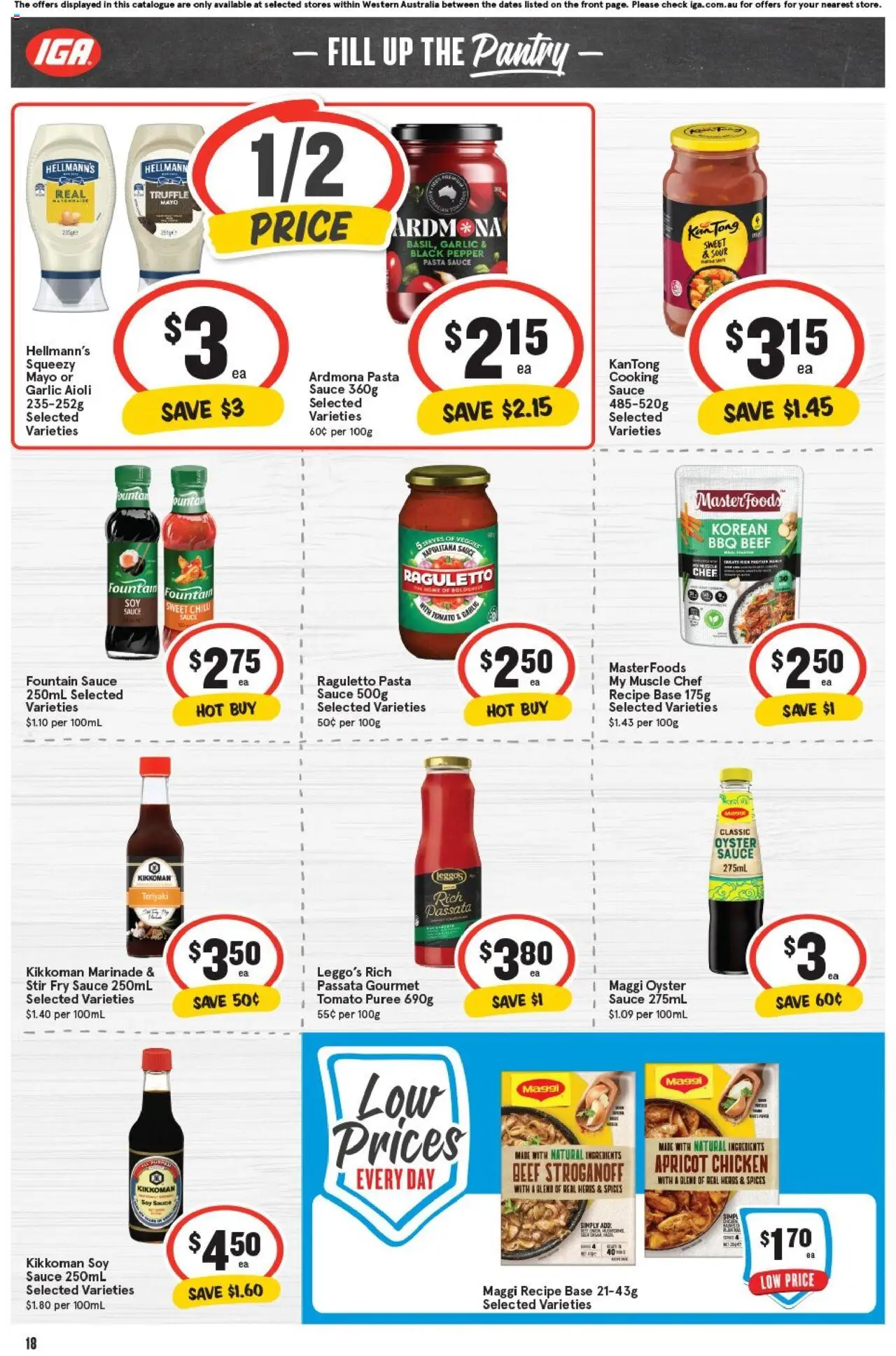 IGA catalogue - valid from 01.10.2025 | Page: 22 | Products: Light, Milk, Coffee, Sugar