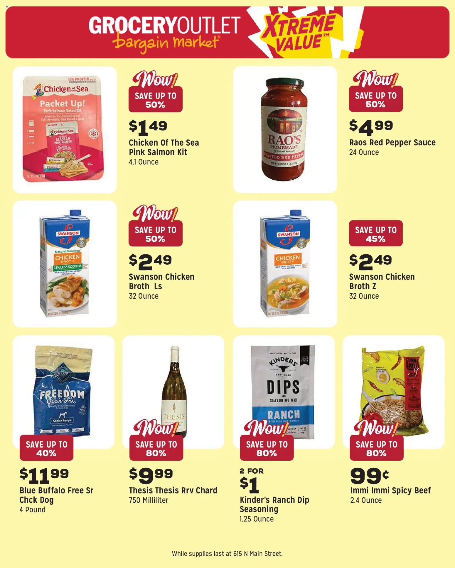Grocery Outlet Weekly Ad - ID - valid from 15.04.2026 | Page: 10 | Products: Chard, Beef, Salad, Sauce