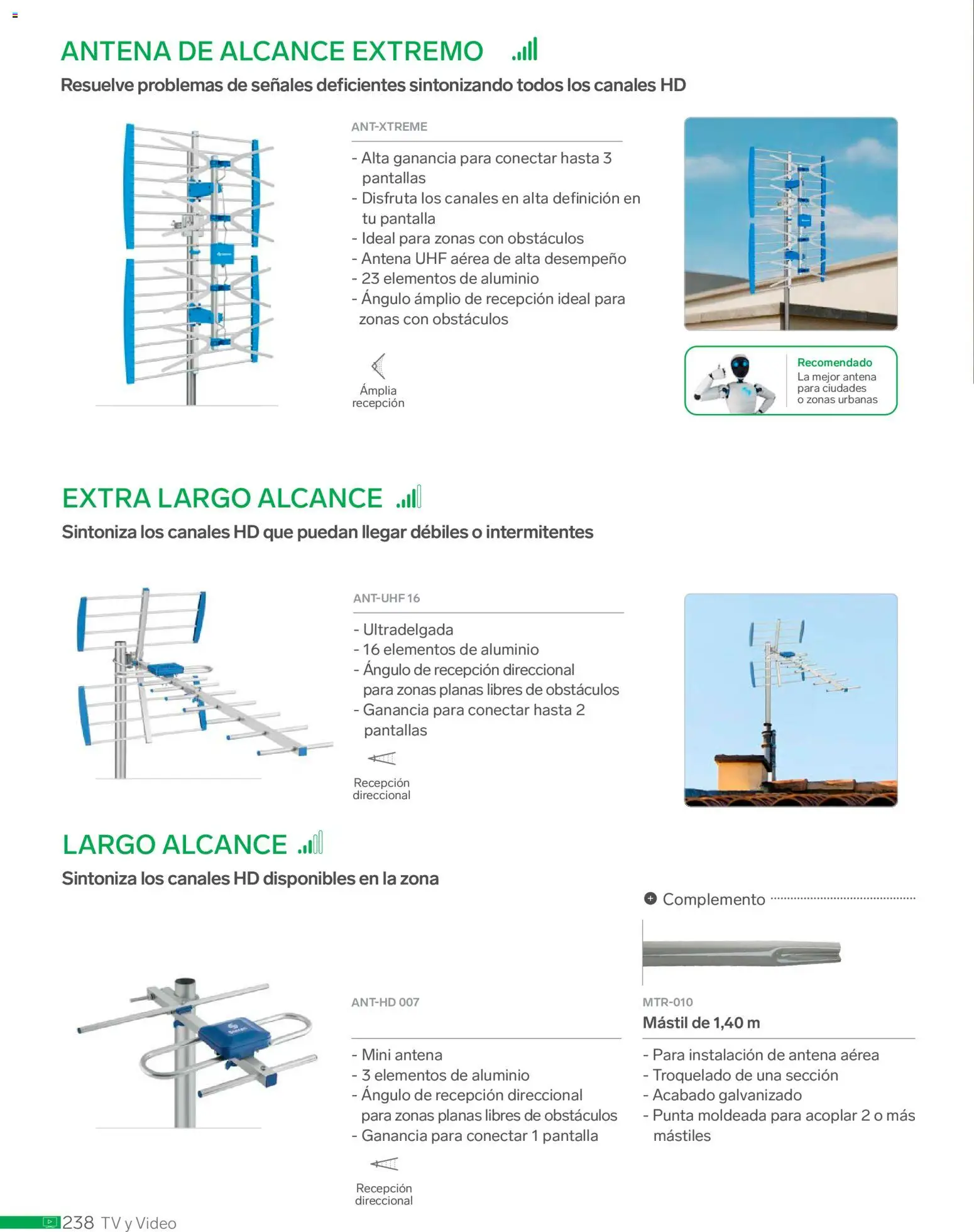 Nuevas ofertas de Steren válidas en toda la República Mexicana desde el 01.01.2026. ¡Encuentra las mejores ofertas en Steren catálogo! | Página: 250 | Productos: Pantallas, Video, Antena
