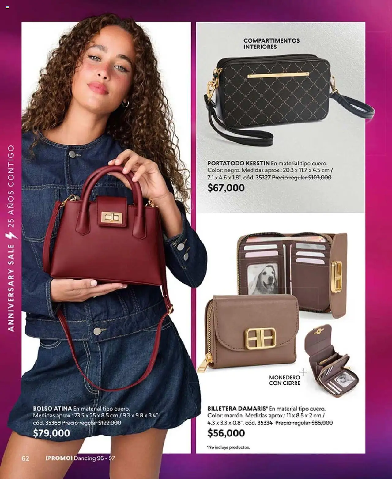 CyZone revista - valida desde el 16.06.2025 | Página: 62 | Productos: Bolso, Billetera, Monedero
