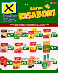 X Supermercados - Ofertas Kisabor - Pré-Visualização do folheto da loja X Supermercados, válido de 18.10.2025