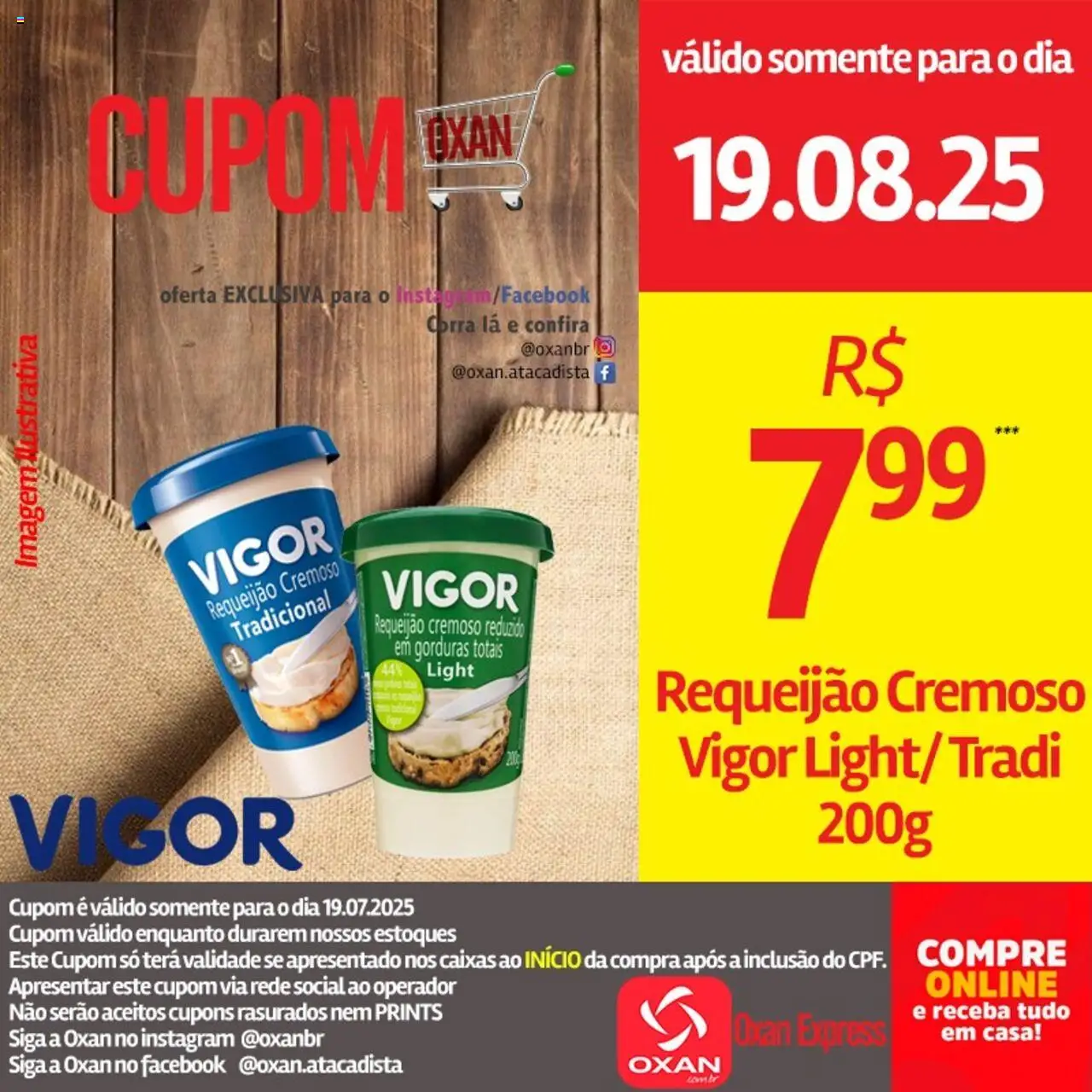 Oxan Atacadista Folheto - válido de 19.08.2025 | Página: 14 | Produtos: Requeijão