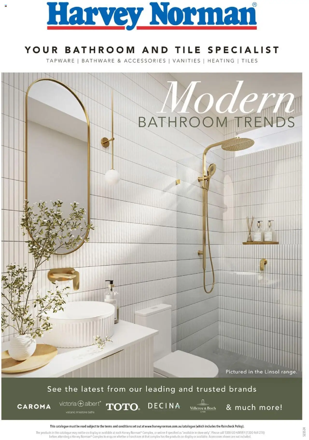 Harvey Norman catalogue - valid from 07.08.2025 | Page: 1 | Products: Accessories, Bathroom