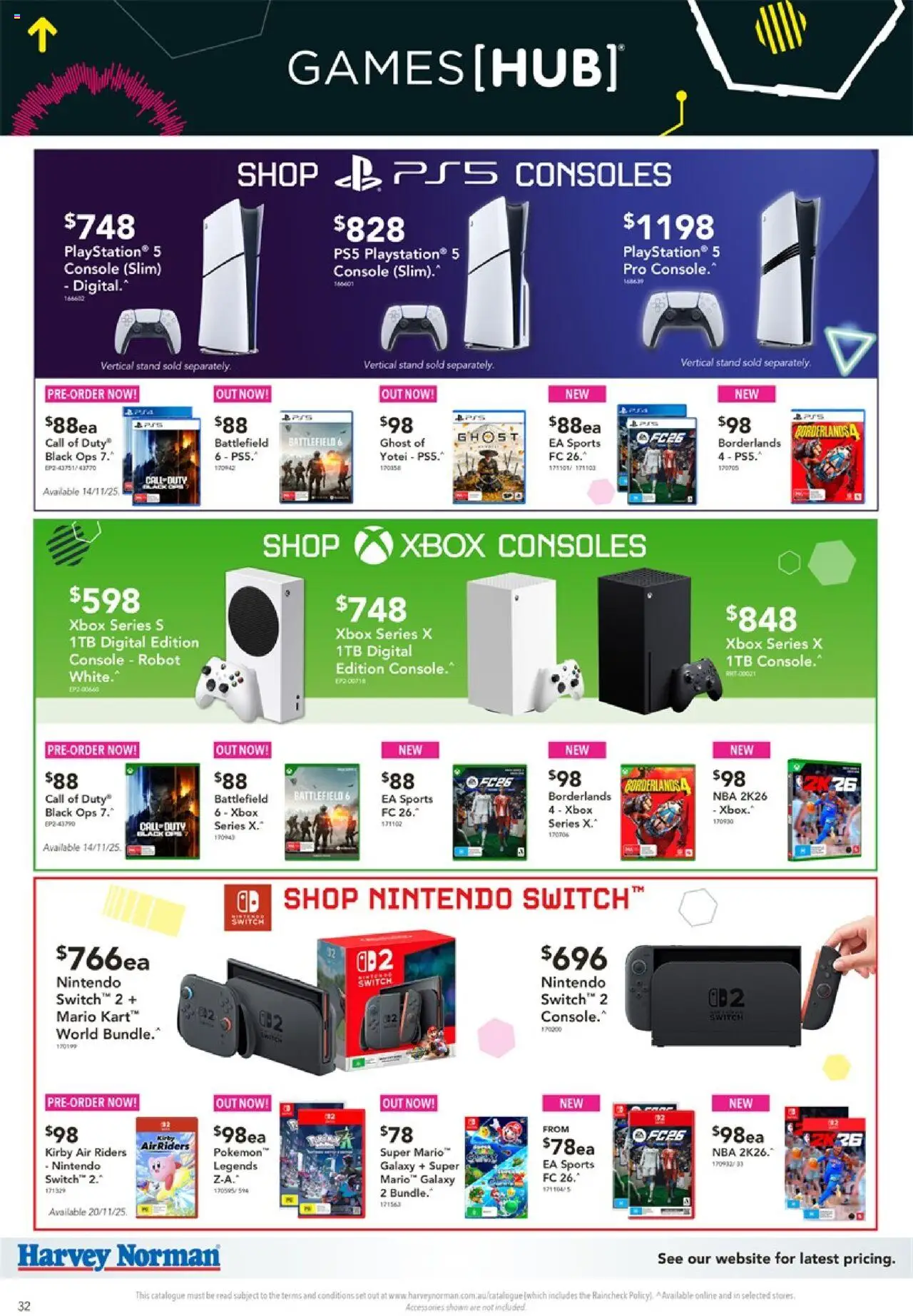 Harvey Norman catalogue - valid from 17.10.2025 | Page: 32 | Products: Accessories, Digital, Xbox, Robot