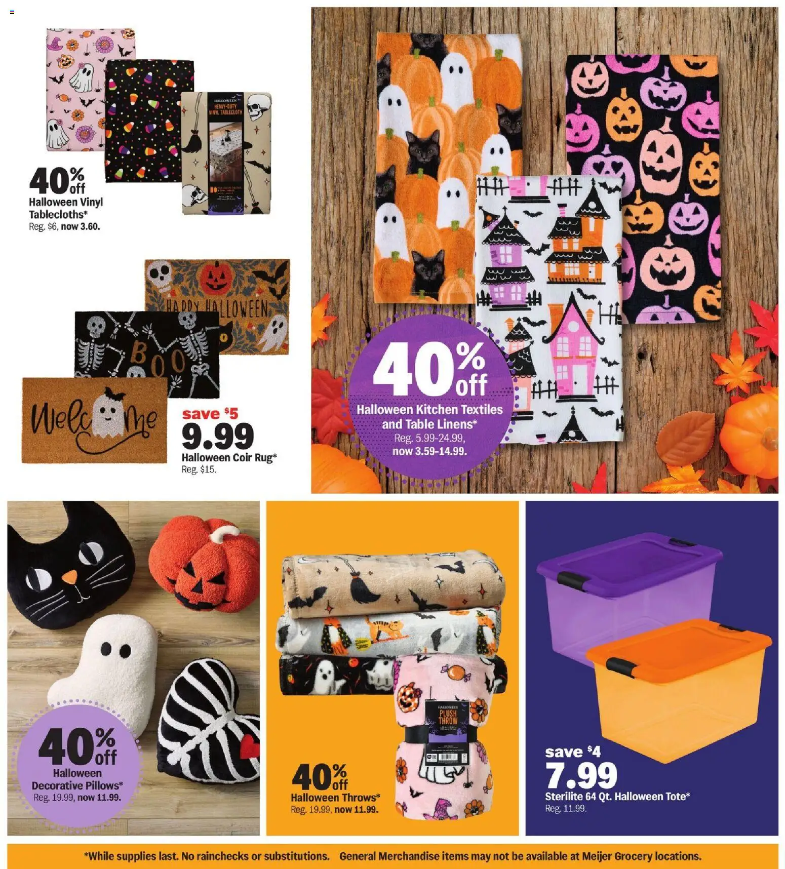 Meijer Halloween deals - valid from 29.10.2025 | Page: 3 | Products: Table